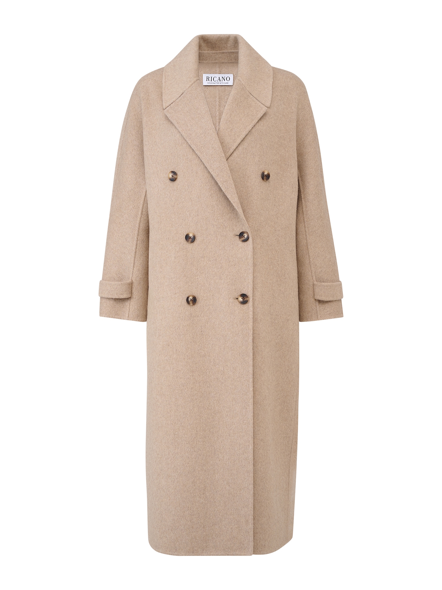 RICANO Wollmantel "Wollmantel Mirella" Handgefertigt, aus feinster Double-Face Wool