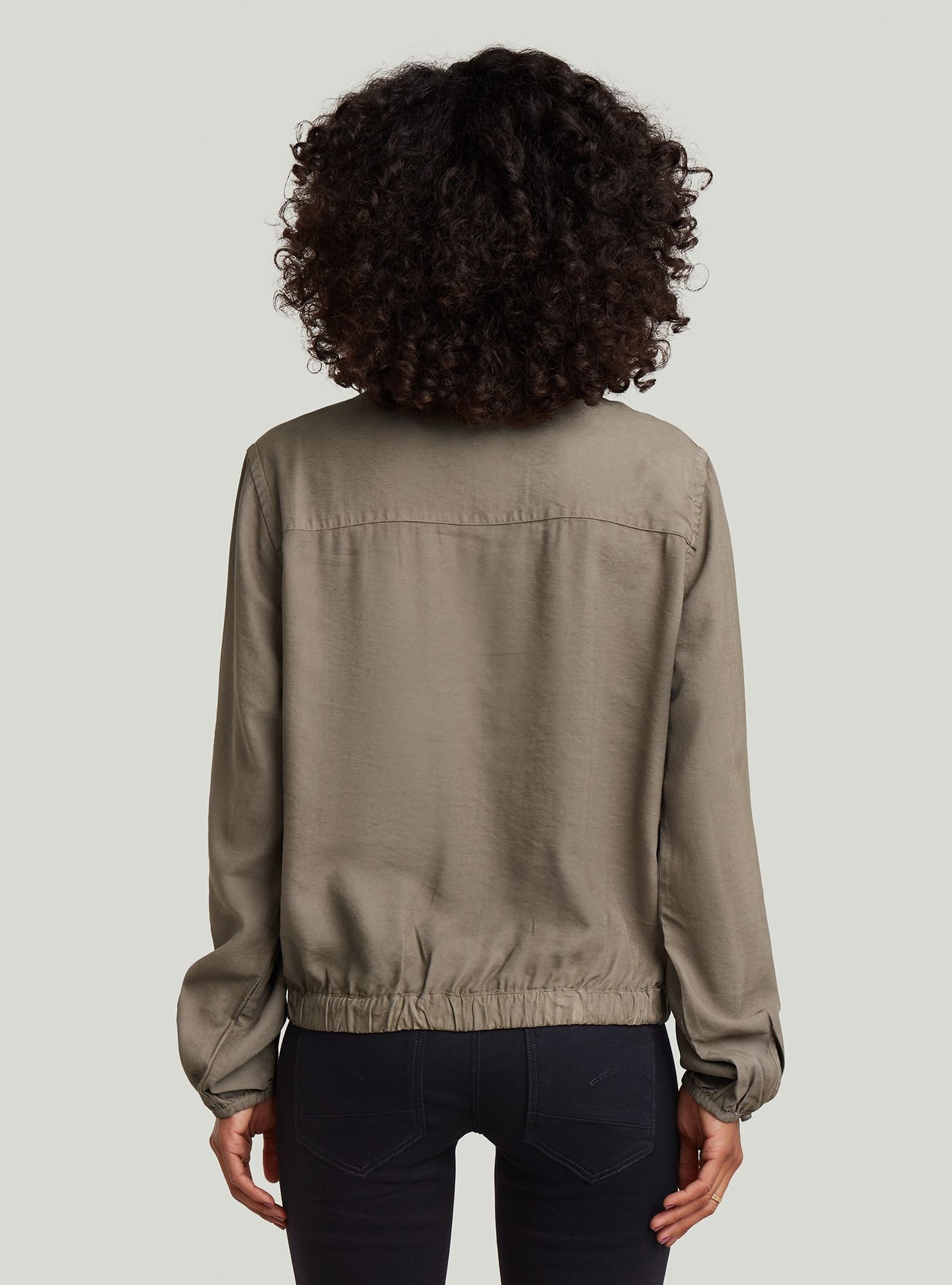 G-STAR Langarmshirt »Stand Up Collar Shirt«