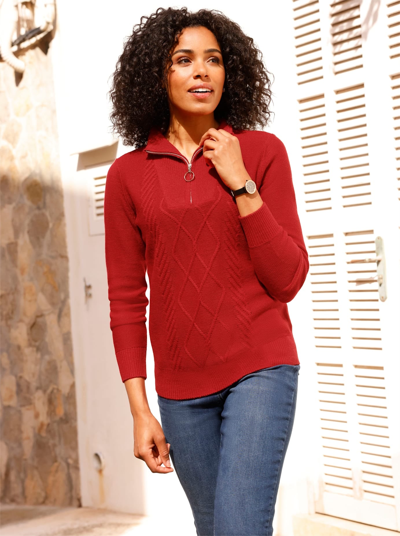 Classic Basics Strickpullover »Troyer-Pullover«