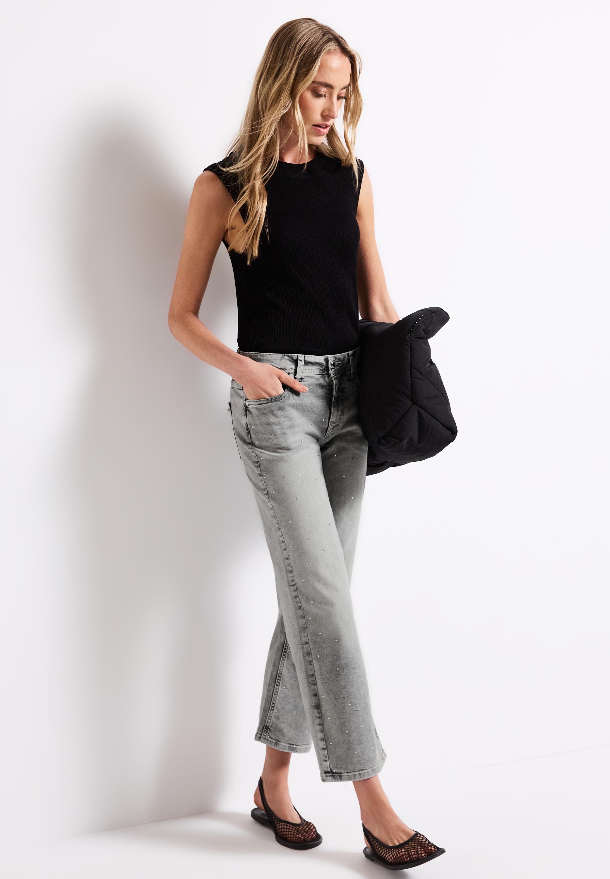 STREET ONE Straight-Jeans, Middle Waist