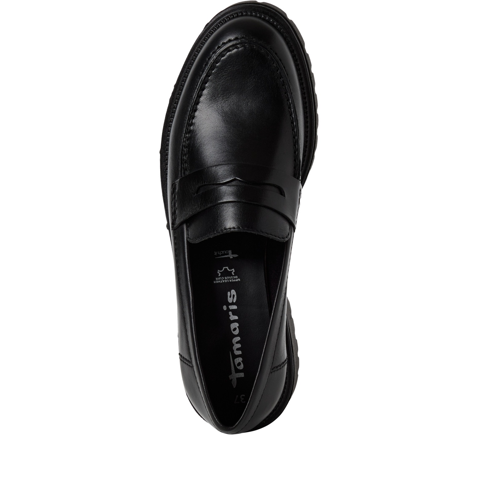Tamaris Slipper, Blockabsatz, Loafer, Businesschuh mit Touch it-Ausstattung