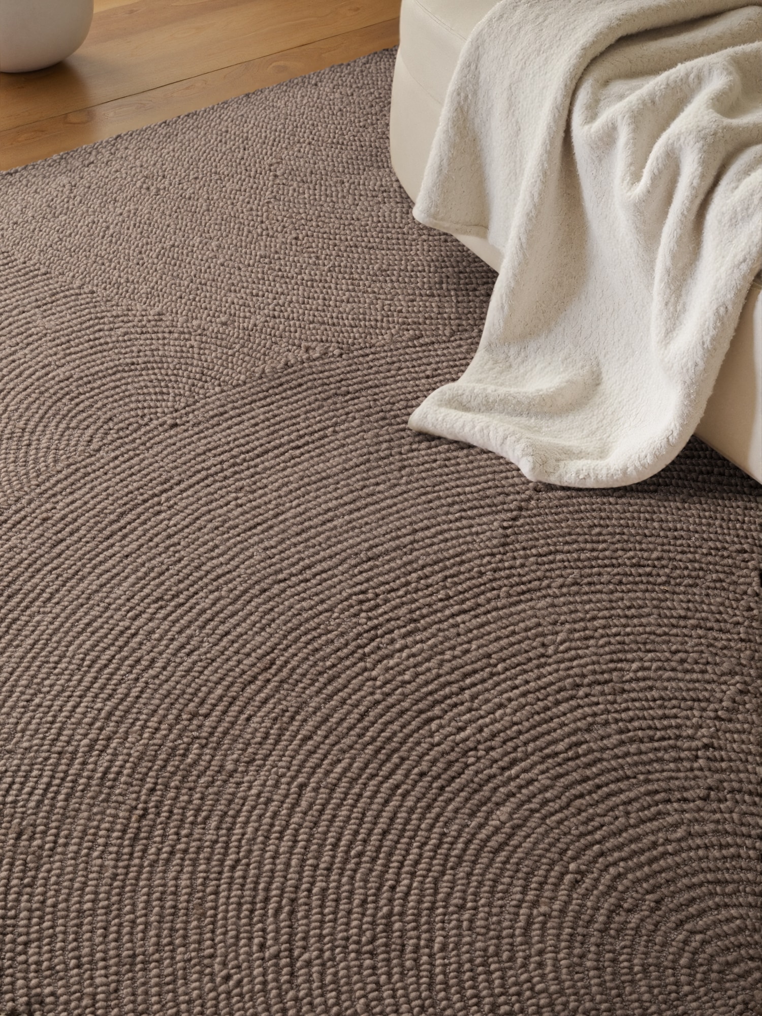 HANSE Home Wollteppich »Eleni«, rechteckig, 18 mm Höhe, Handgetuftet, Wolle, Natur, Wohnzimmer, Schlafzimmer, Skandi, Hygge