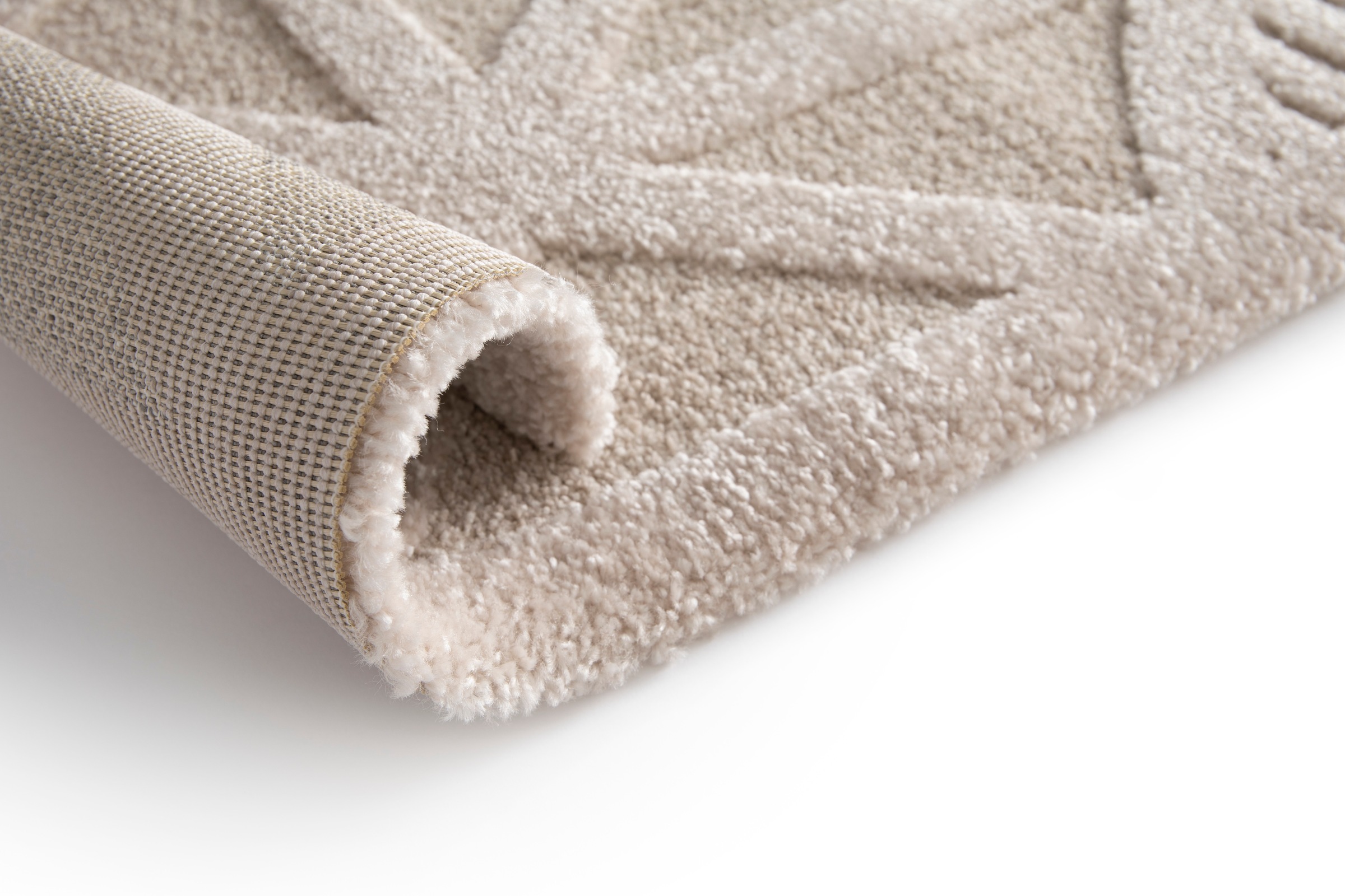 Primaflor-Ideen in Textil Teppich »COSMO Geo, Made in Belgium« rechteckig 14 mm Höhe modernes Design, Hoch-Tief Effekt, weicher Flor