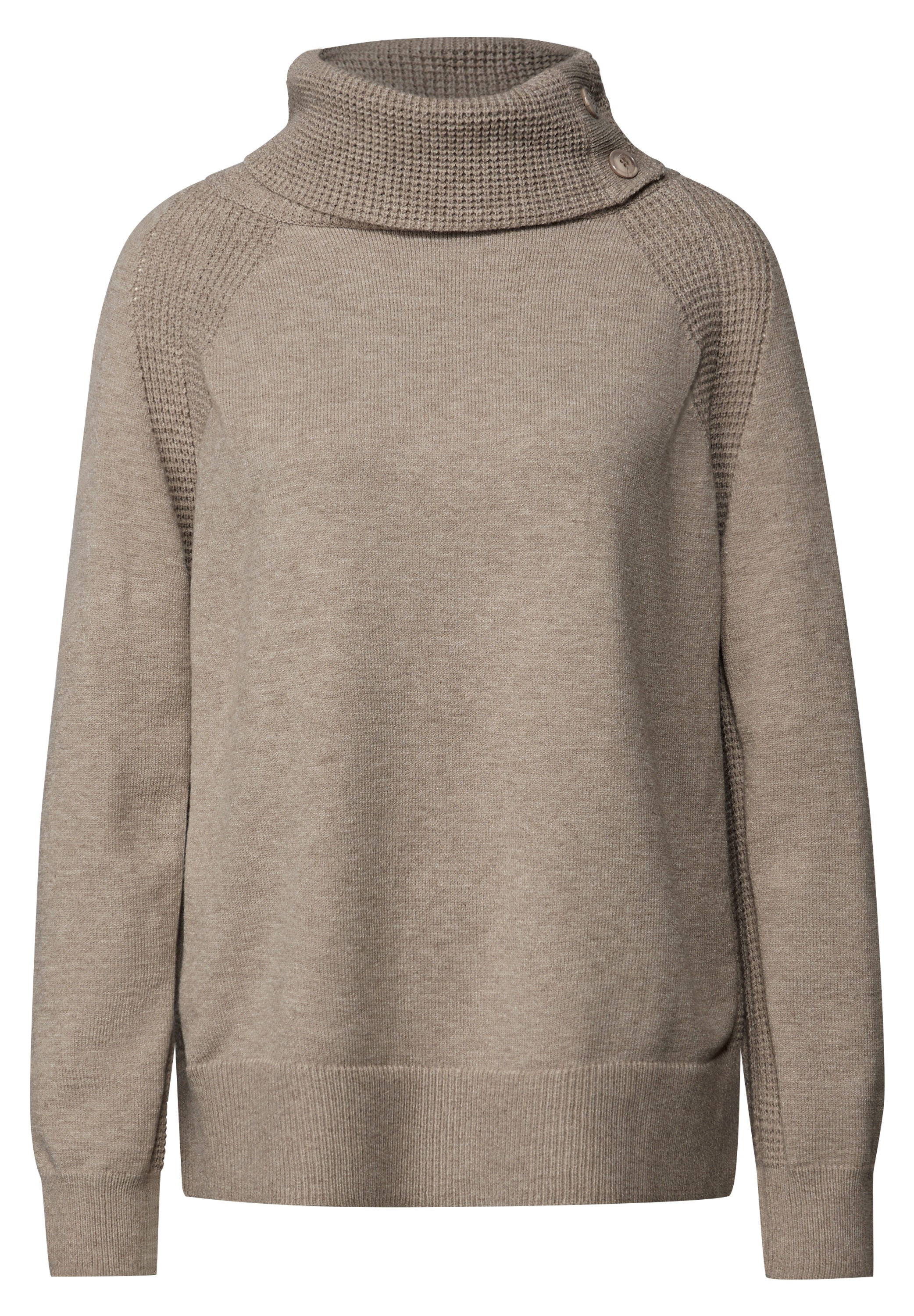 STREET ONE Rollkragenpullover mit Stehkragen