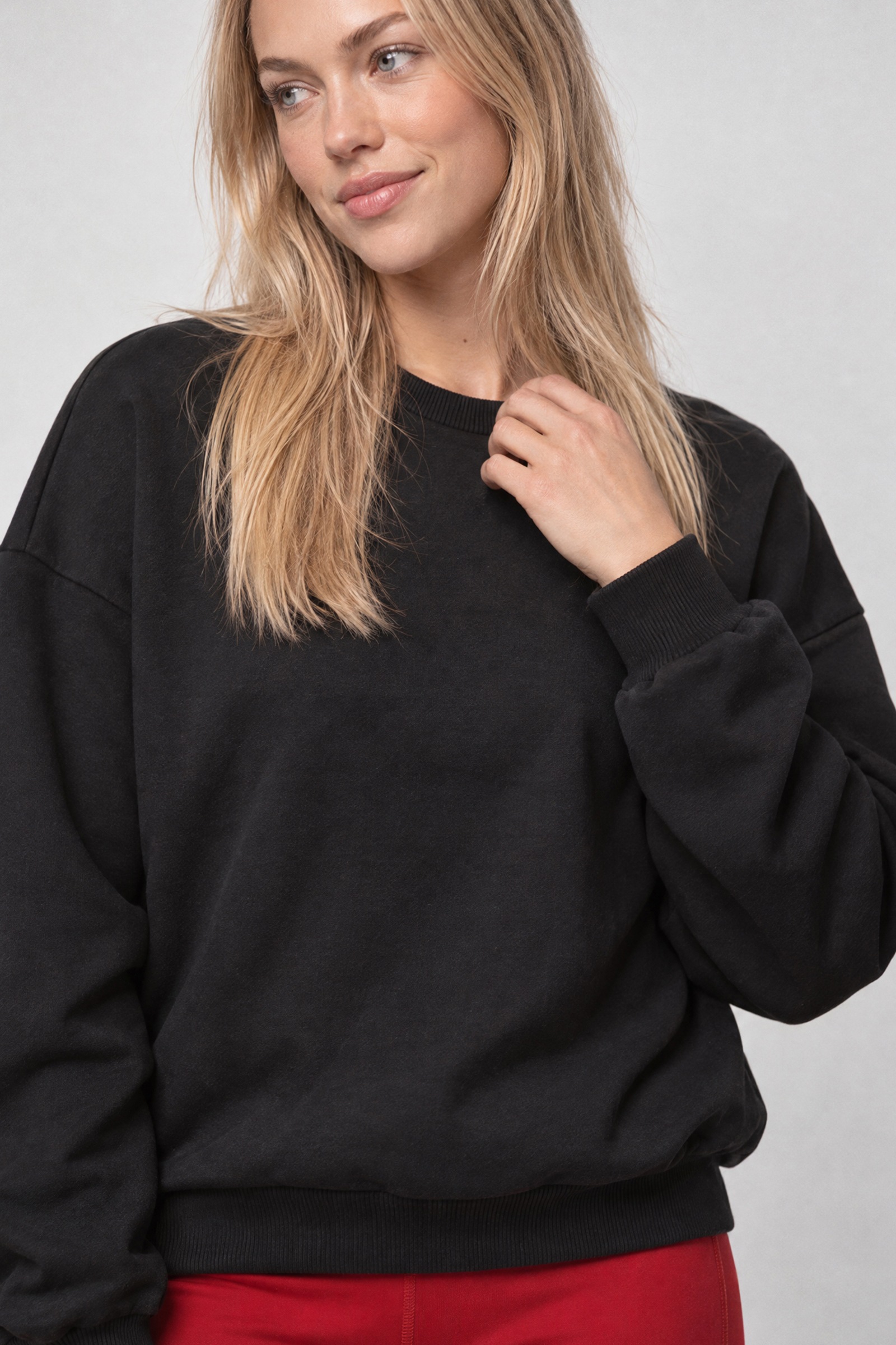 Alife & Kickin Sweatshirt , Rückenprint Miss Sunshine, Relaxed Fit, gerippte Bündchen
