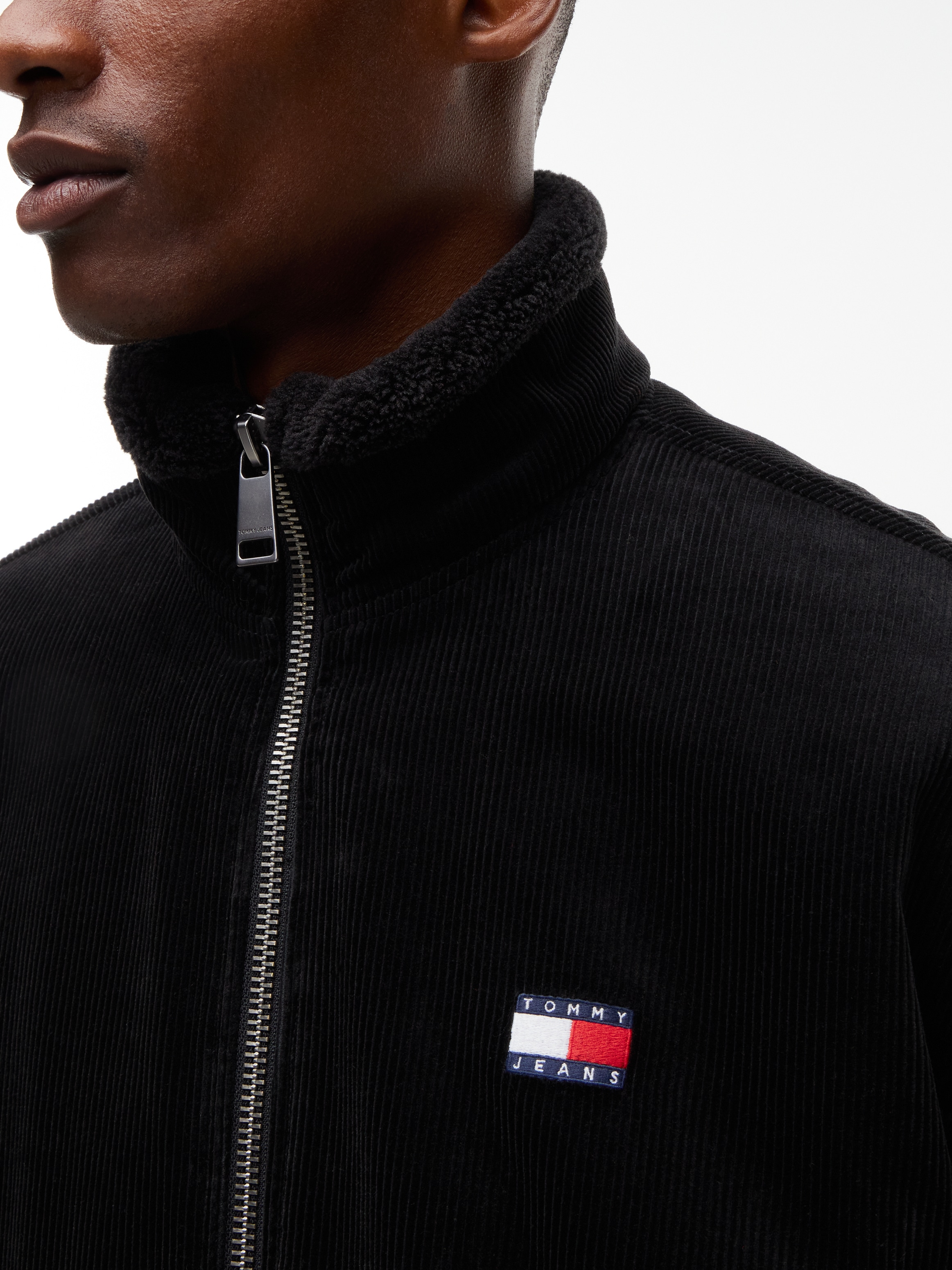 Tommy Jeans Cordjacke »TJM WASHED CORDUROY JACKET« gewaschene Optik, mit Fleece gefüttert