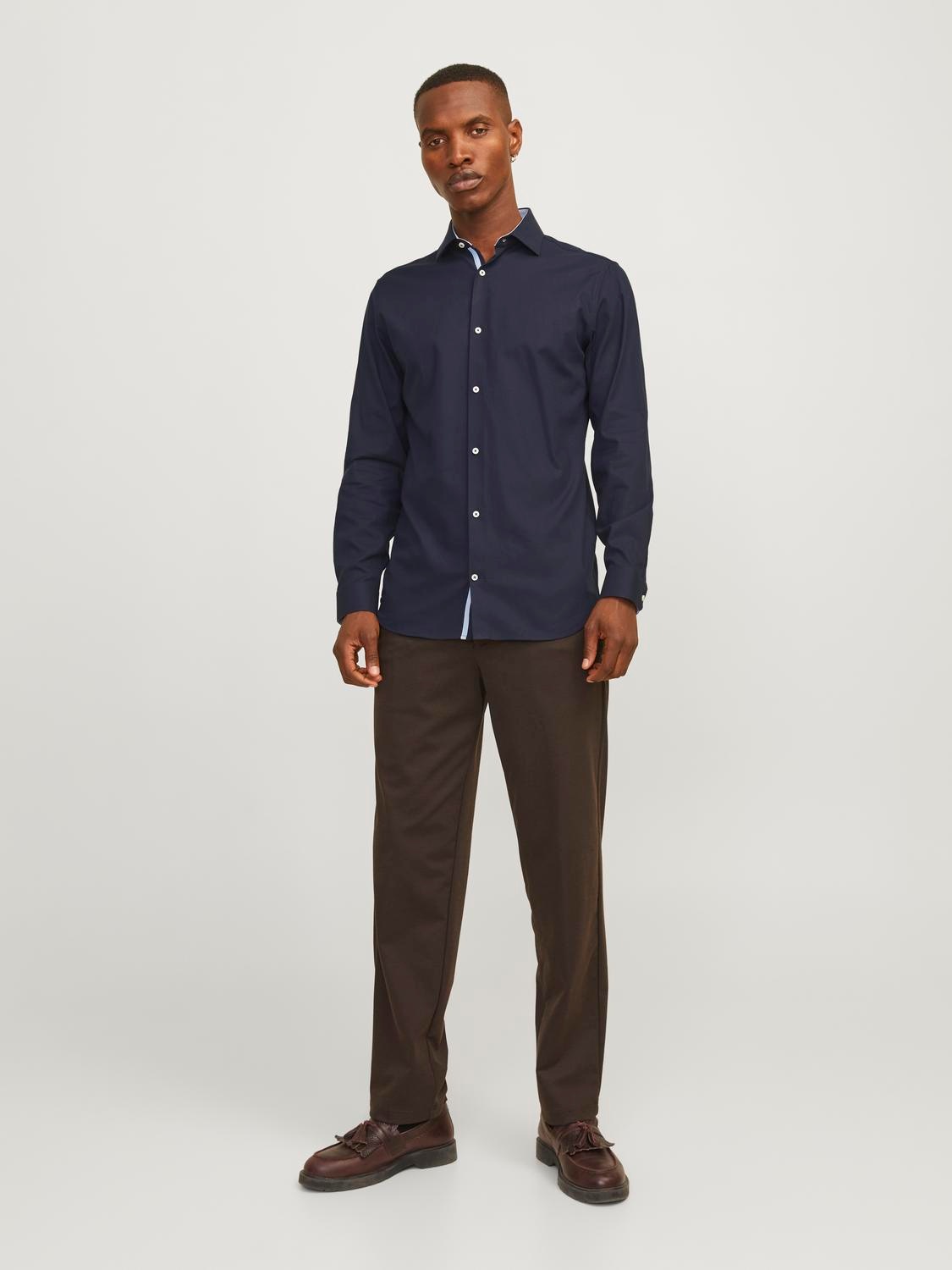 Jack & Jones Langarmhemd »JPRBLAPARKER DETAIL L/S SHIRT NOOS«