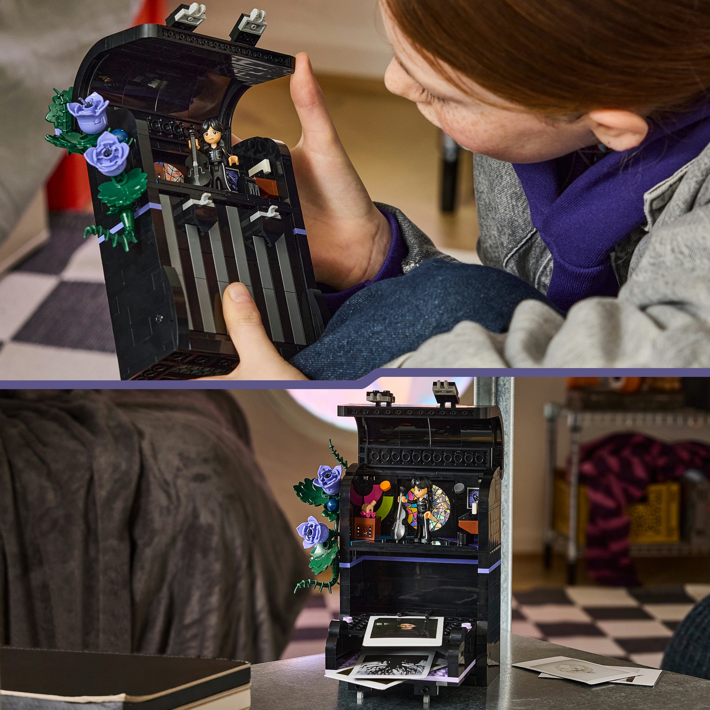 LEGO® Konstruktionsspielsteine »Wednesdays Rucksack (76787), LEGO Wednesday« Made in Europe