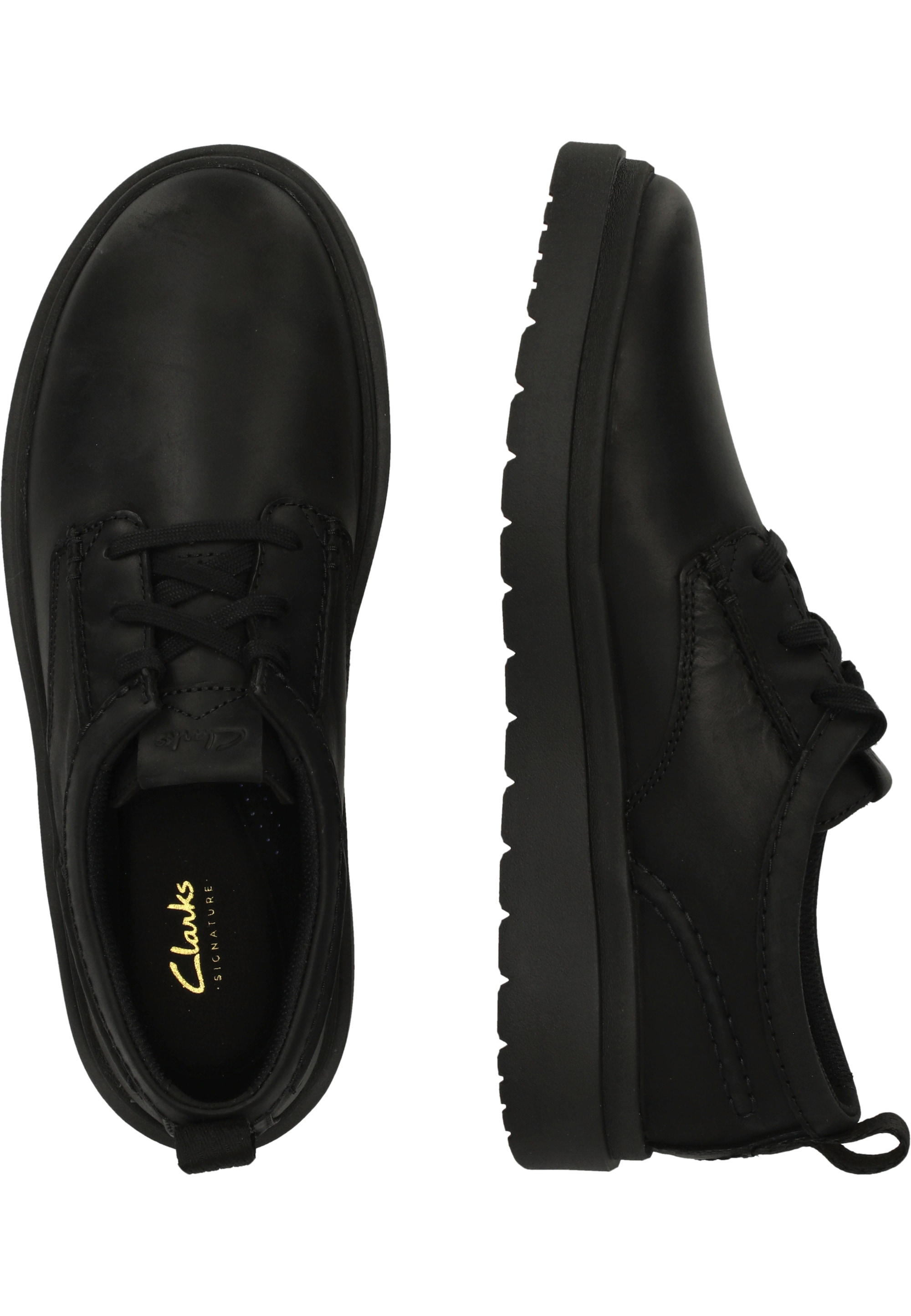Clarks Schnürschuh »Polden«, mit Schaumstoff-Fußbett