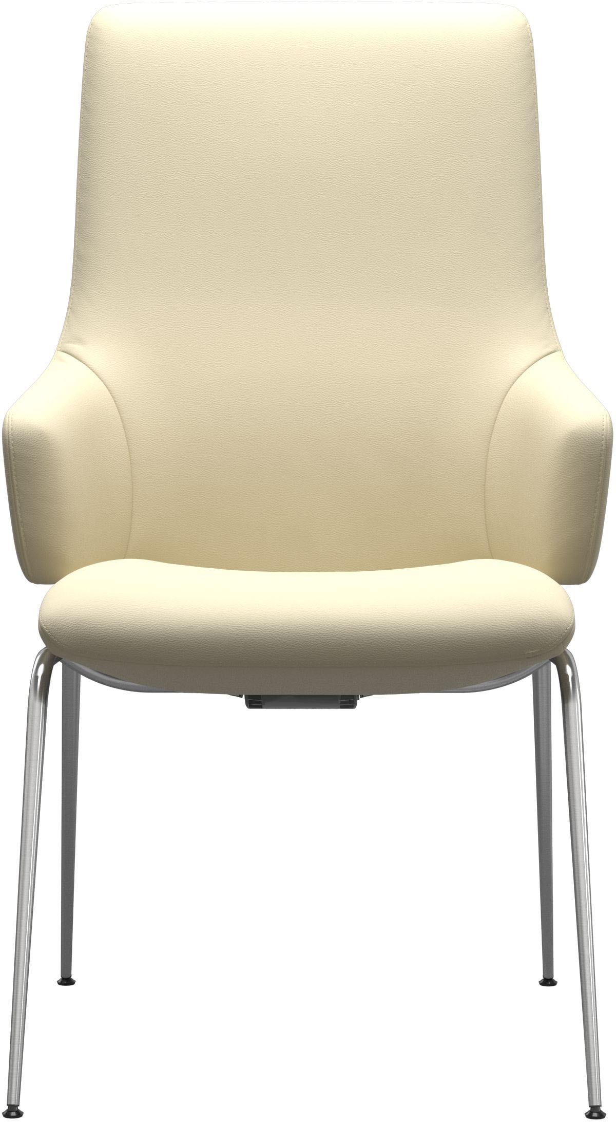 Stressless® Polsterstuhl »Laurel«, Leder PALOMA, High Back mit Armlehne, Größe L, mit Beinen aus Stahl in Chrom