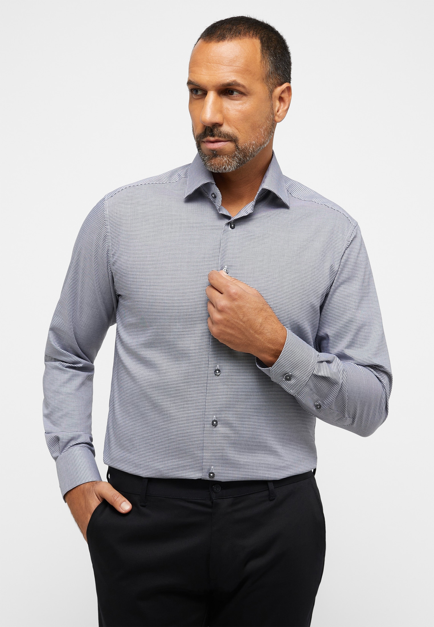 Eterna Langarmhemd "MODERN FIT" NON IRON (bügelfrei) günstig online kaufen