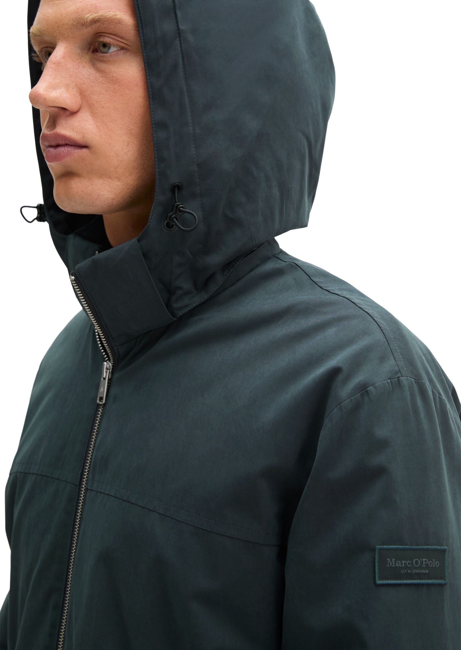 Marc O'Polo Blouson mit Kapuze regular mit abnehmbarer Kapuze