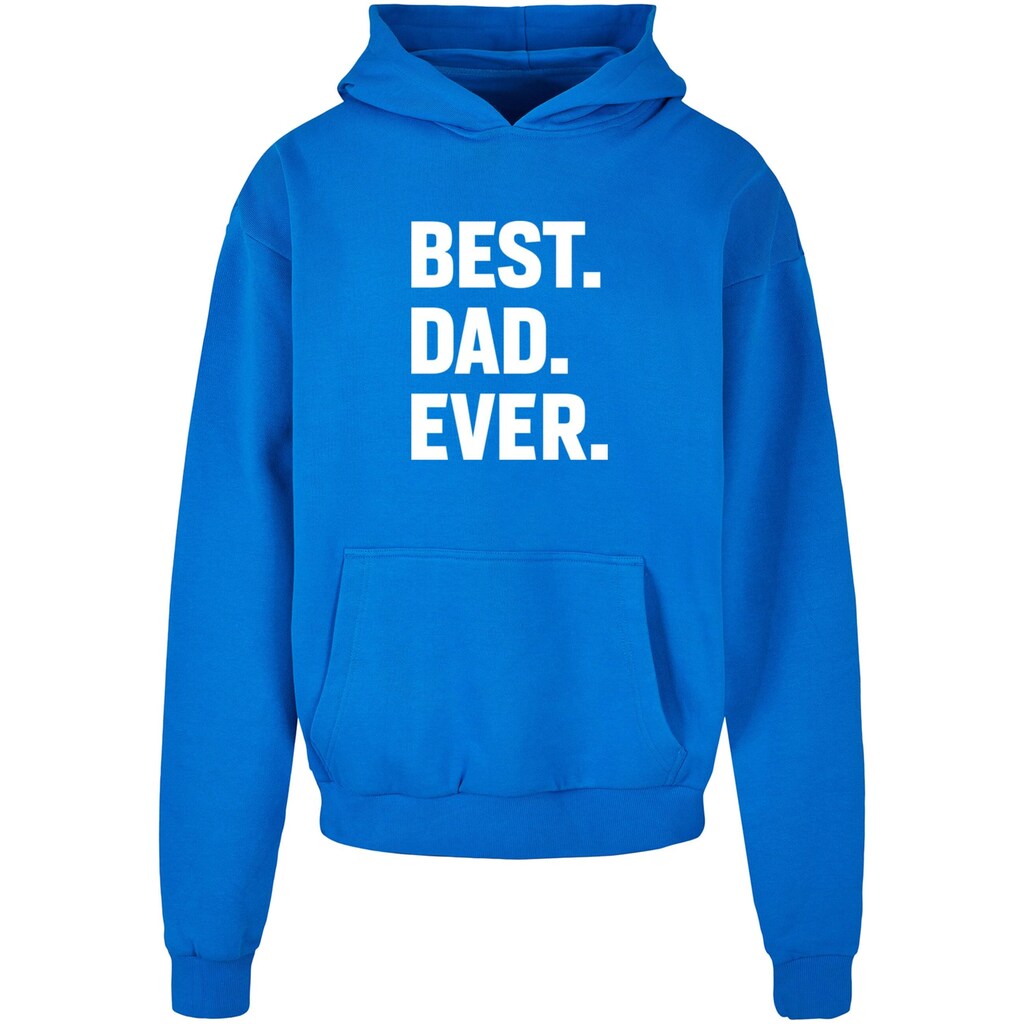 Merchcode Kapuzensweatshirt »Merchcode Herren Fathers Day - Best Dad Ever Ultra Heavy Hoody«, (1 tlg.)