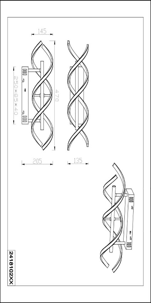 TRIO Leuchten LED Wandleuchte »Sequence«, 1 flammig-flammig, dimmbar, Lichtfarbe einstellbar 2300-4000K, 2800 Lumen