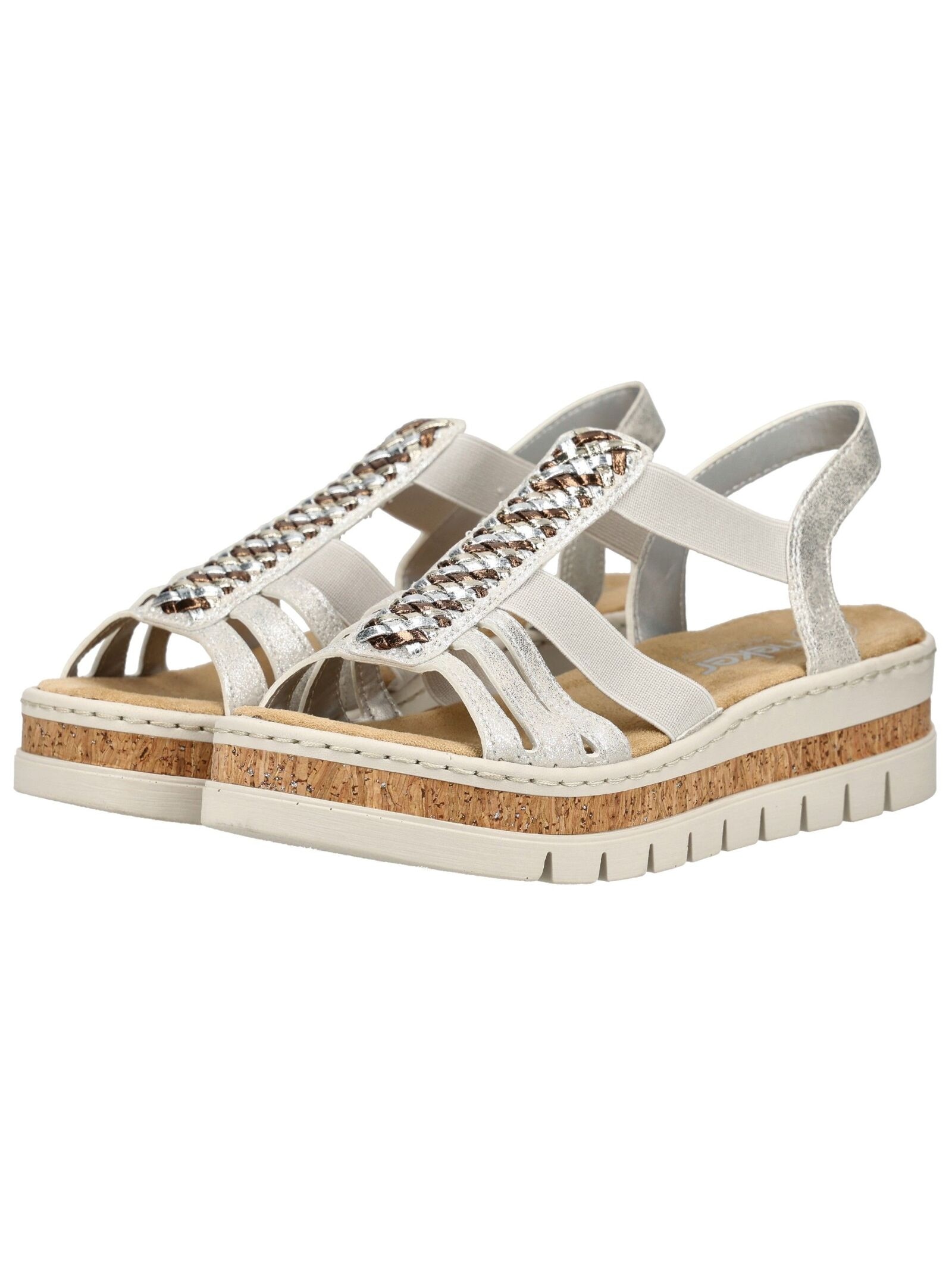 Rieker Keilsandalette »Rieker Sandalen Lederimitat«