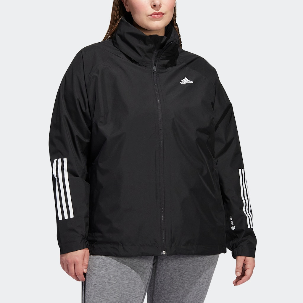 adidas Sportswear Outdoorjacke »BSC 3STREIFEN RAIN.RDY«, mit Kapuze