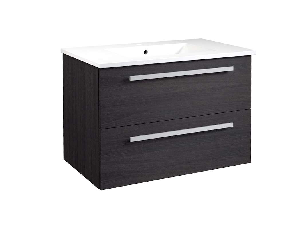 welltime "Serena, Waschbeckenunterschrank inkl. Waschbecken, Badmöbel" Breite 81,5 cm, Soft-Close-Funktion, FSC