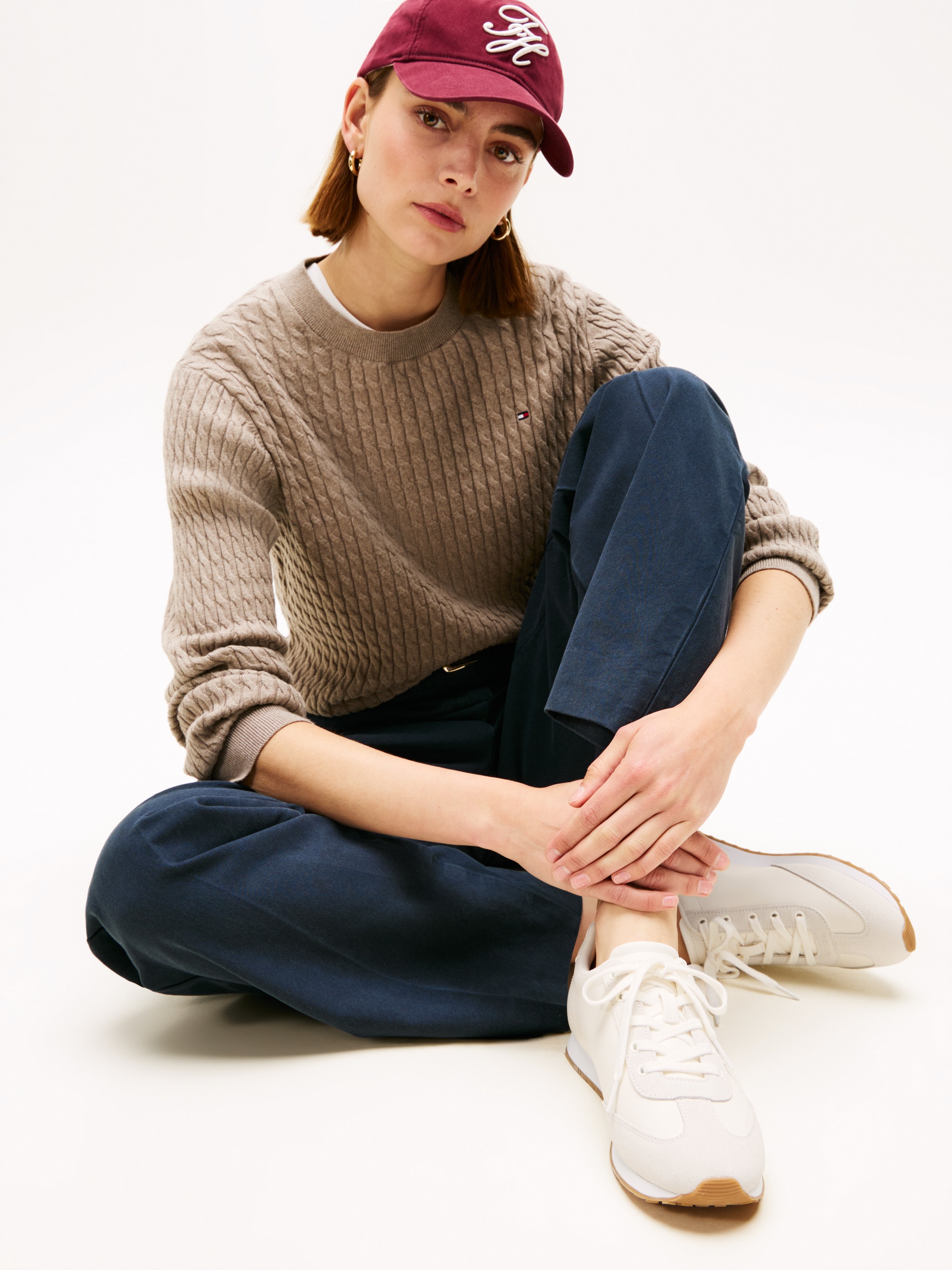 Tommy Hilfiger Sneaker "HERITAGE FASHION RUNNER MIX MAT", Freizeitschuh, Ha günstig online kaufen