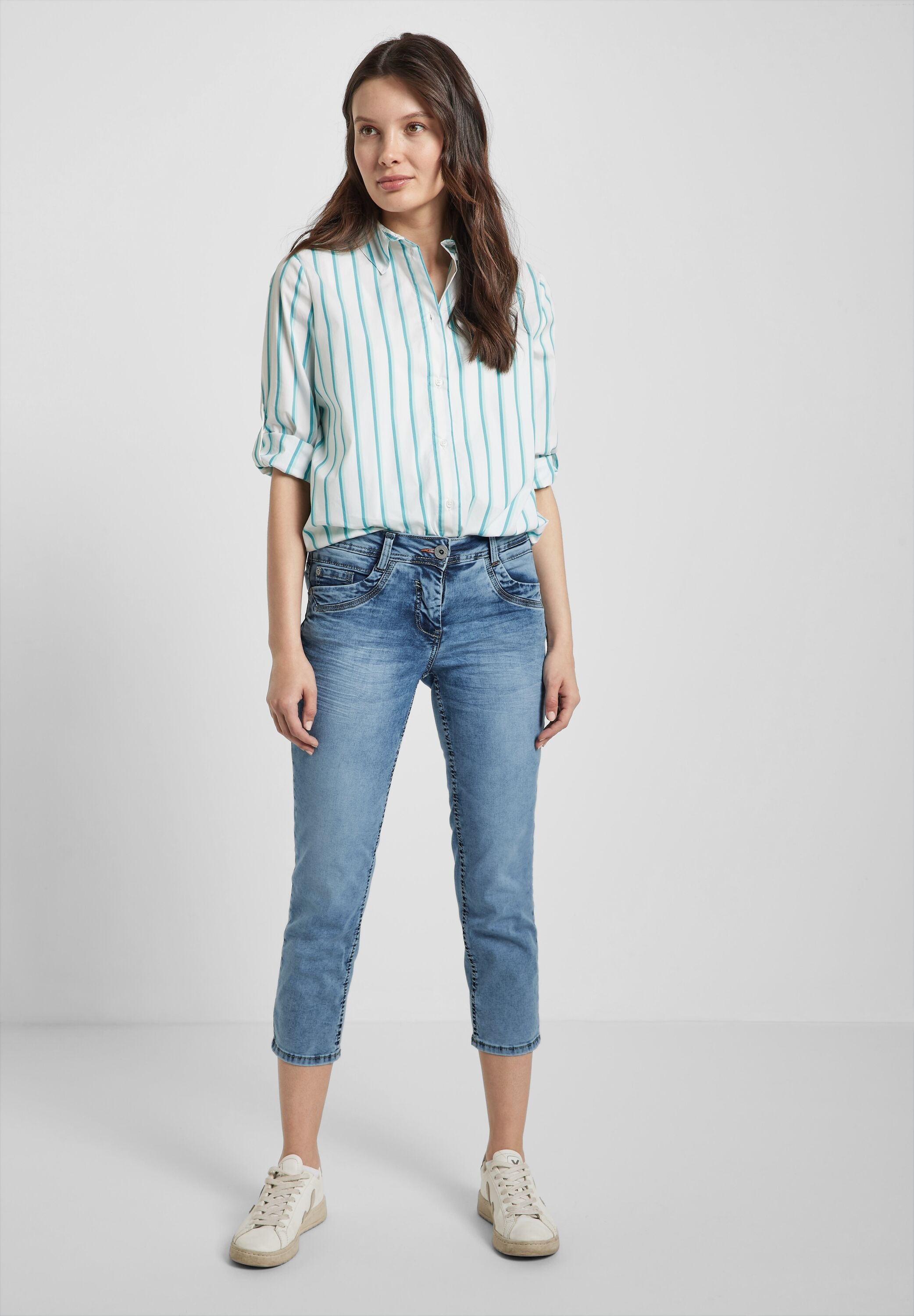 Cecil Slim-fit-Jeans, 5-Pocket-Style