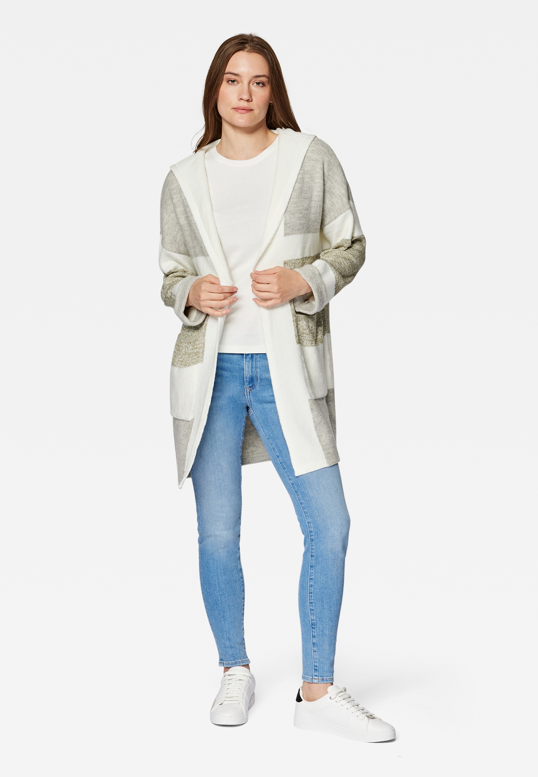 Mavi Cordjacke HOODED CARDIGAN mit Kapuze Oversized Cardigen bestellen BAUR