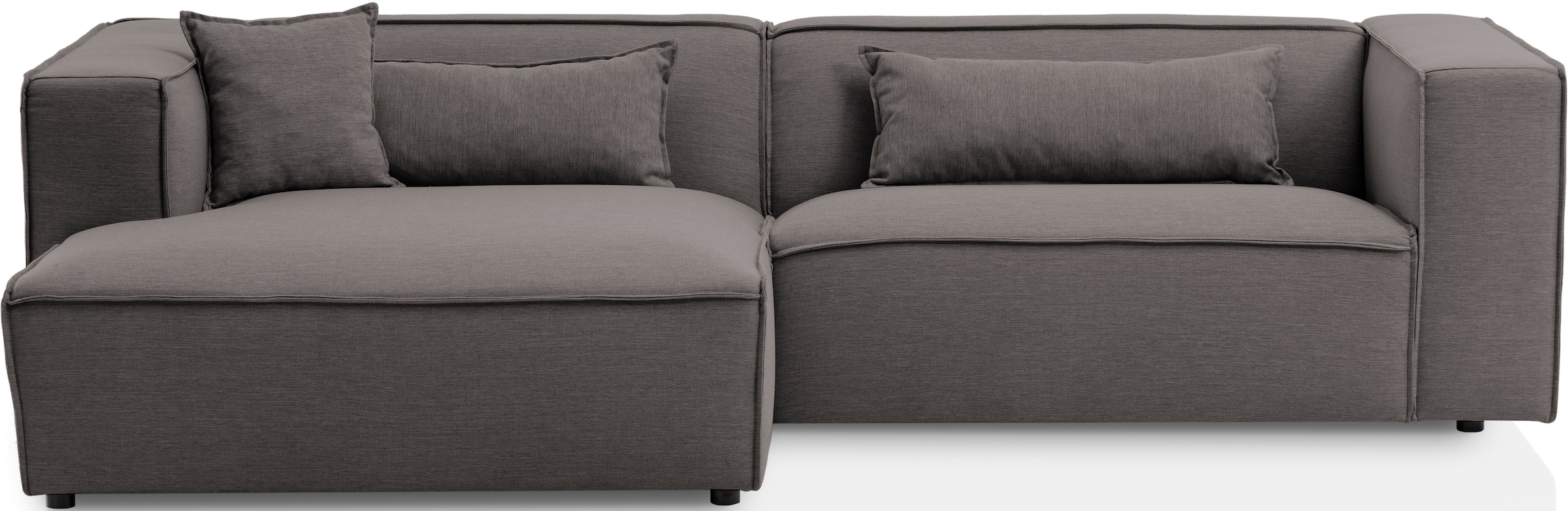 LeGer Home by Lena Gercke Ecksofa "PIARA mit Kedernaht, Cord, Leinenoptik o günstig online kaufen