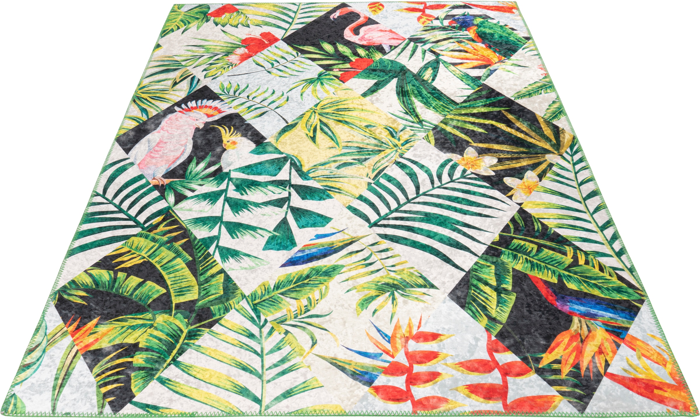 Obsession Teppich "Exotic 12m", rechteckig, Kurzflor, modernes gemustertes Rauten Design