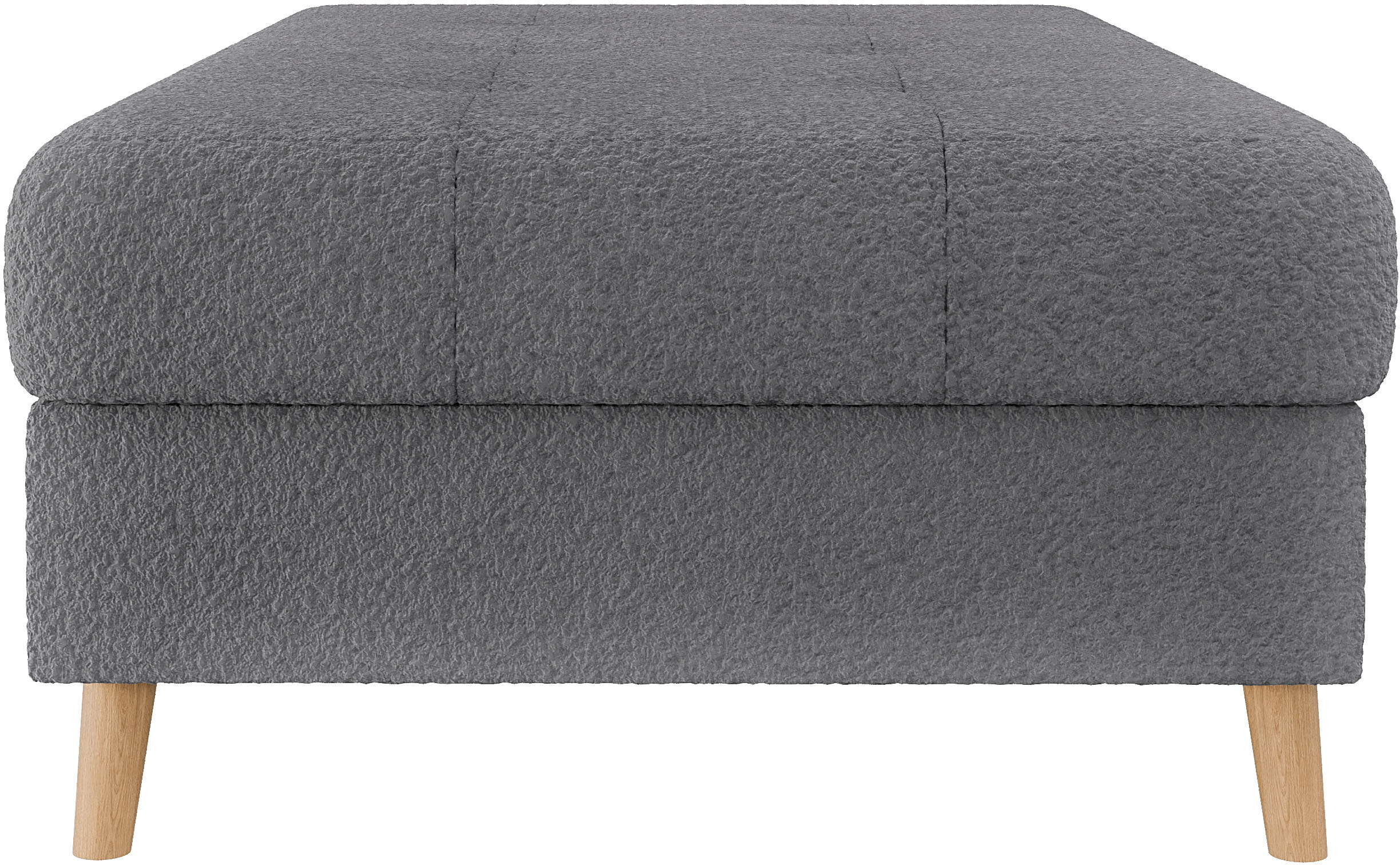 Thumbnail - Home affaire Polsterhocker "CHARRE XXL, Steppung im Sitzbereich, Maße: B/T/H: 118/73/40 cm" passend zur Serie CHARRE, au...