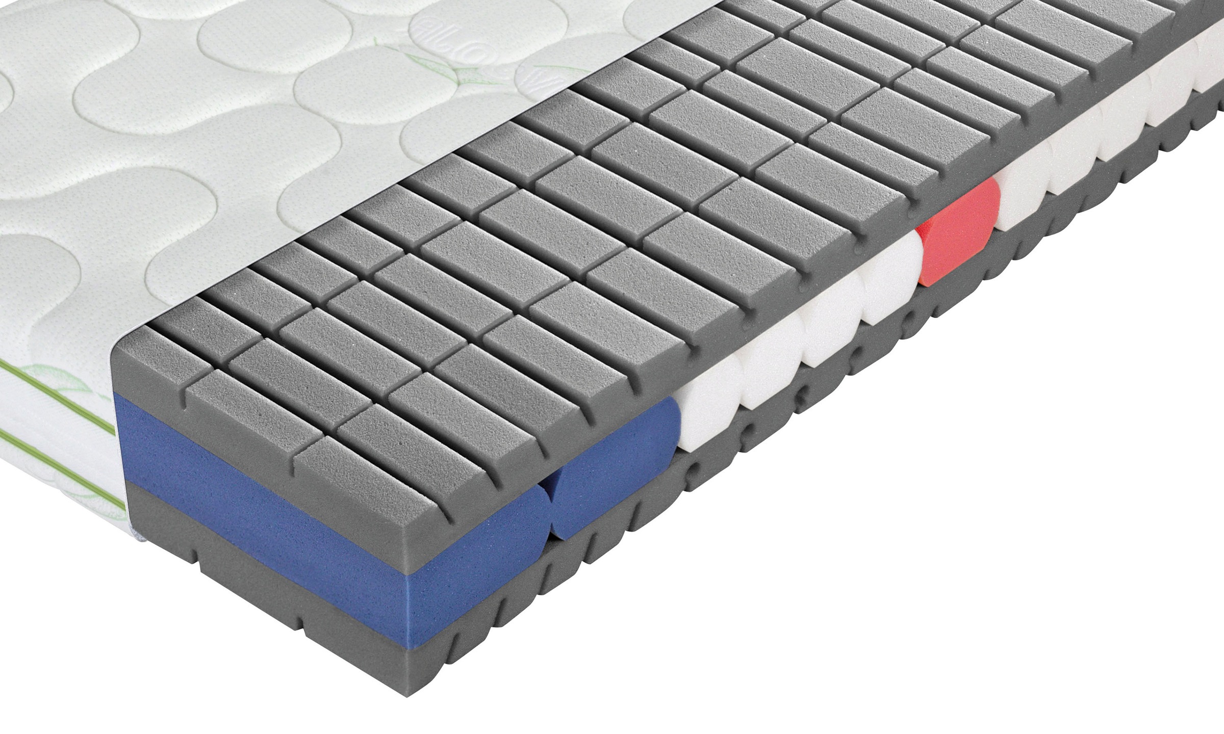 Thumbnail - alina Kaltschaummatratze "Harmonie KS 19" 21 cm hoch Raumgewicht: 40 kg/m³ 1 Stk. tlg. Innovative Schnitttechnik