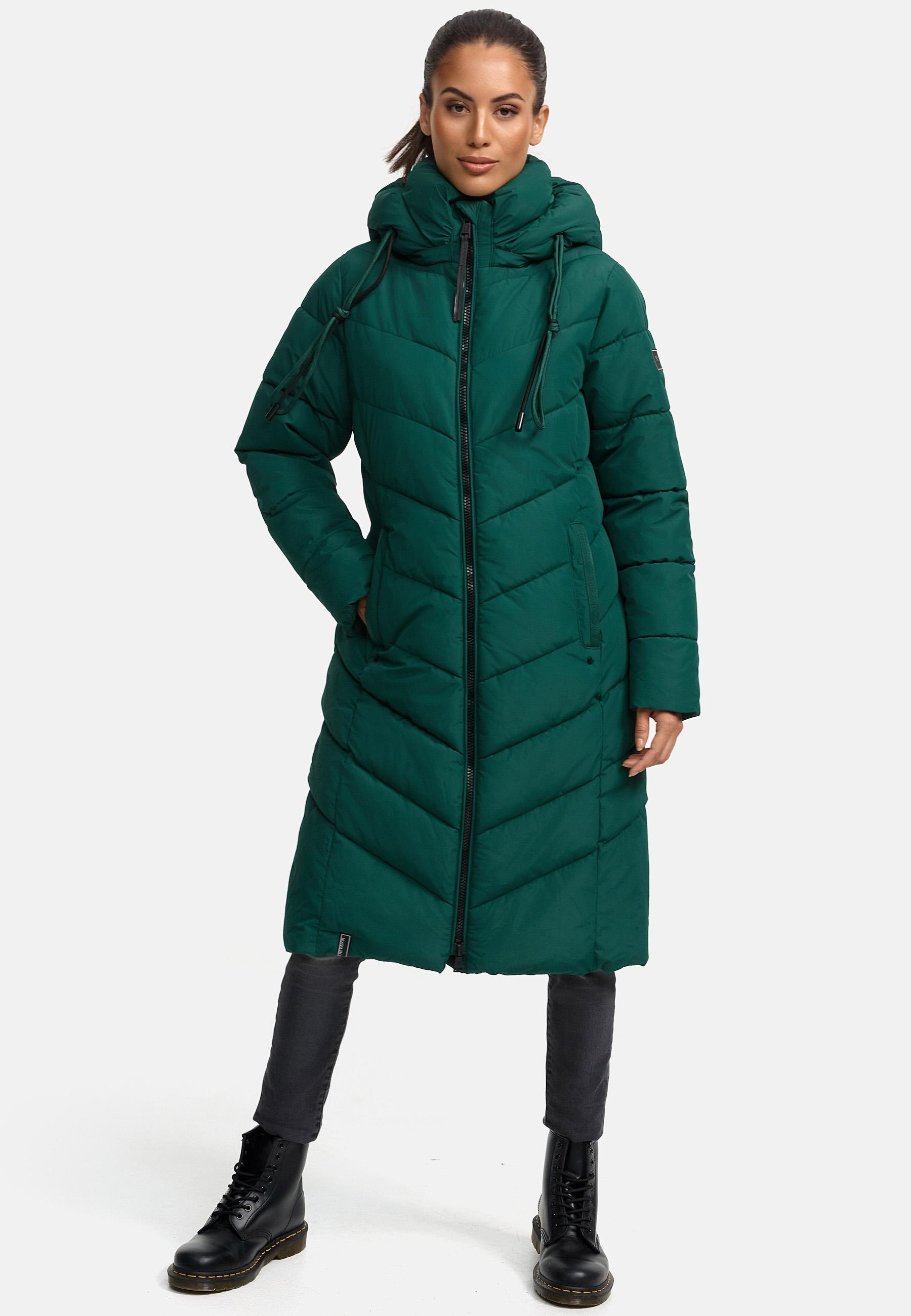 Navahoo Steppmantel »Sahnekatzii XIV«, Schicker Wintermantel mit kuschlig warm wattiertem Kragen