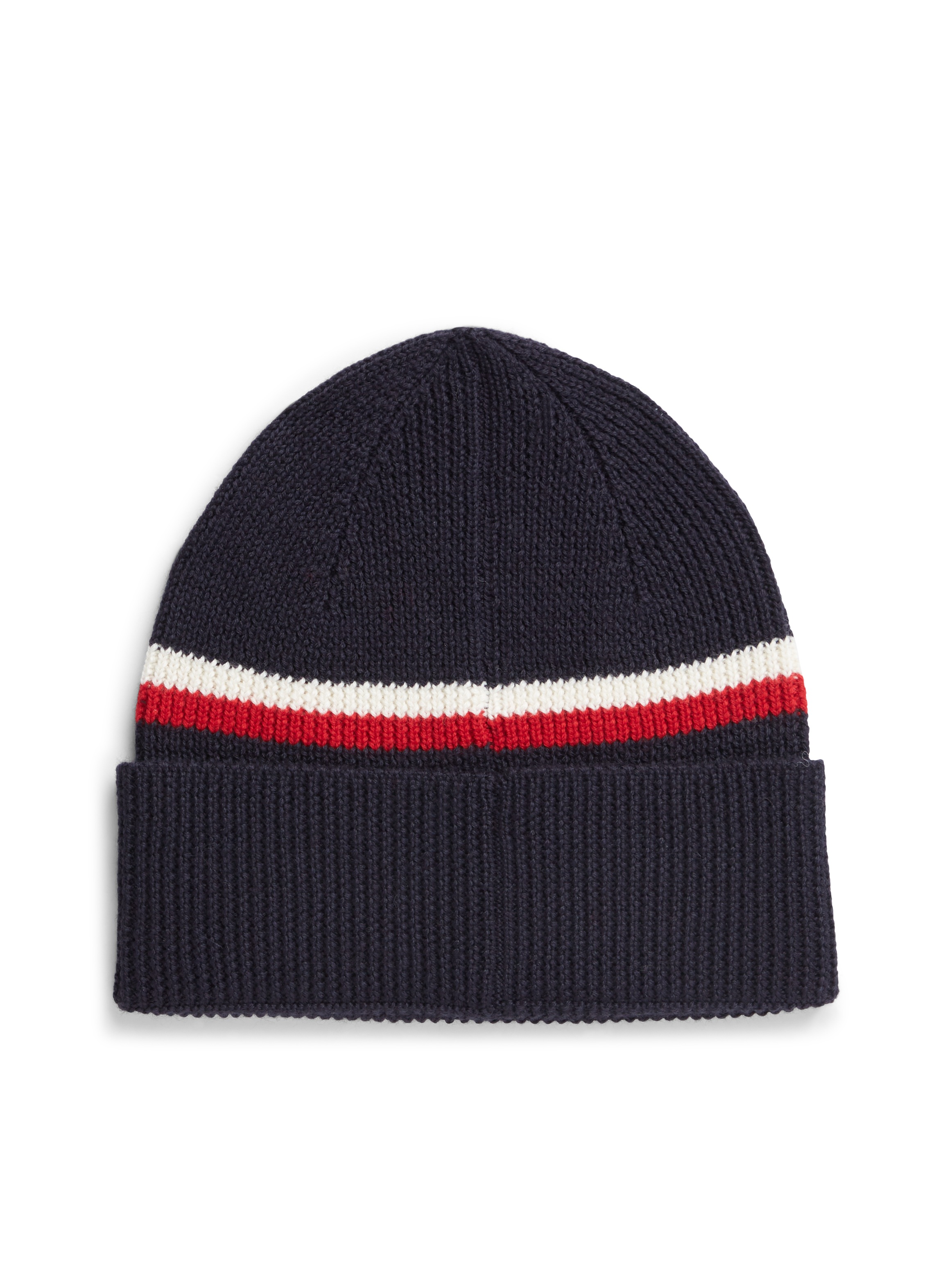 Tommy Hilfiger Beanie »TH RWB« aus Wollmix mit Global-Streifen