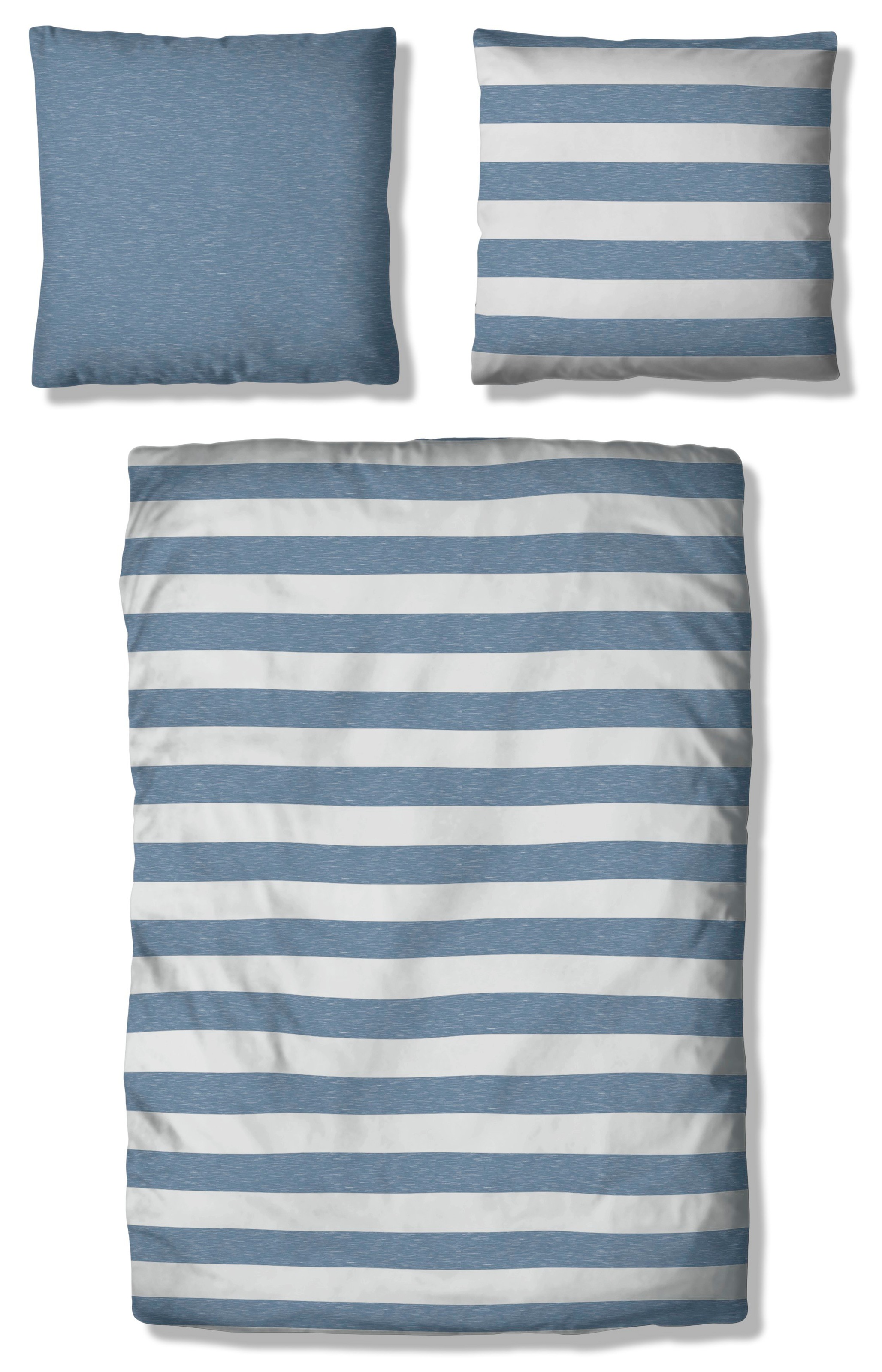 OTTO home Wendebettwäsche "Big Stripe" 2 Stk. tlg. 100% GOTS Baumwolle, ab günstig online kaufen