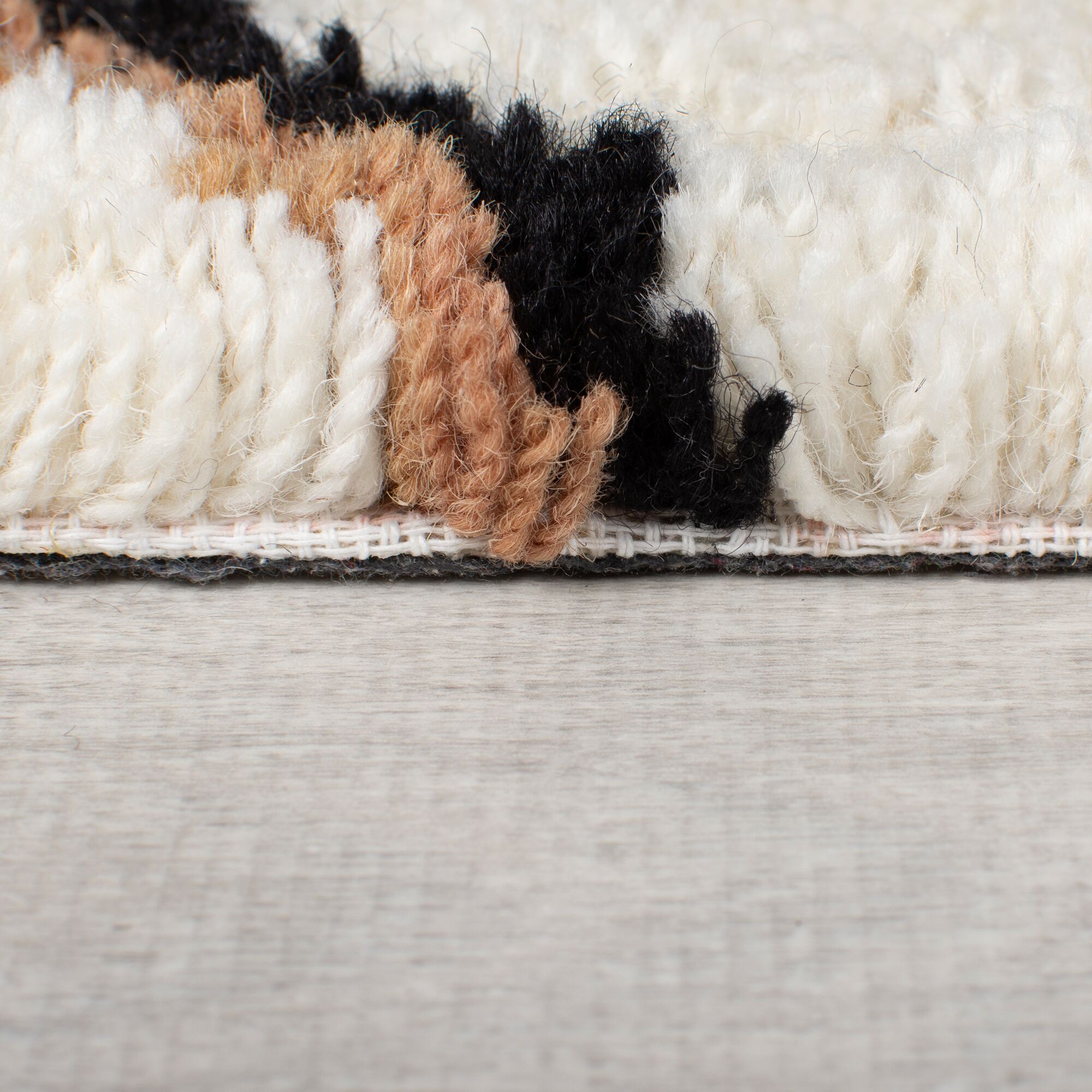 FLAIR RUGS Wollteppich »Midar Shaggy« rechteckig 25 mm Höhe Shaggy-Teppich Midar aus Berberwolle