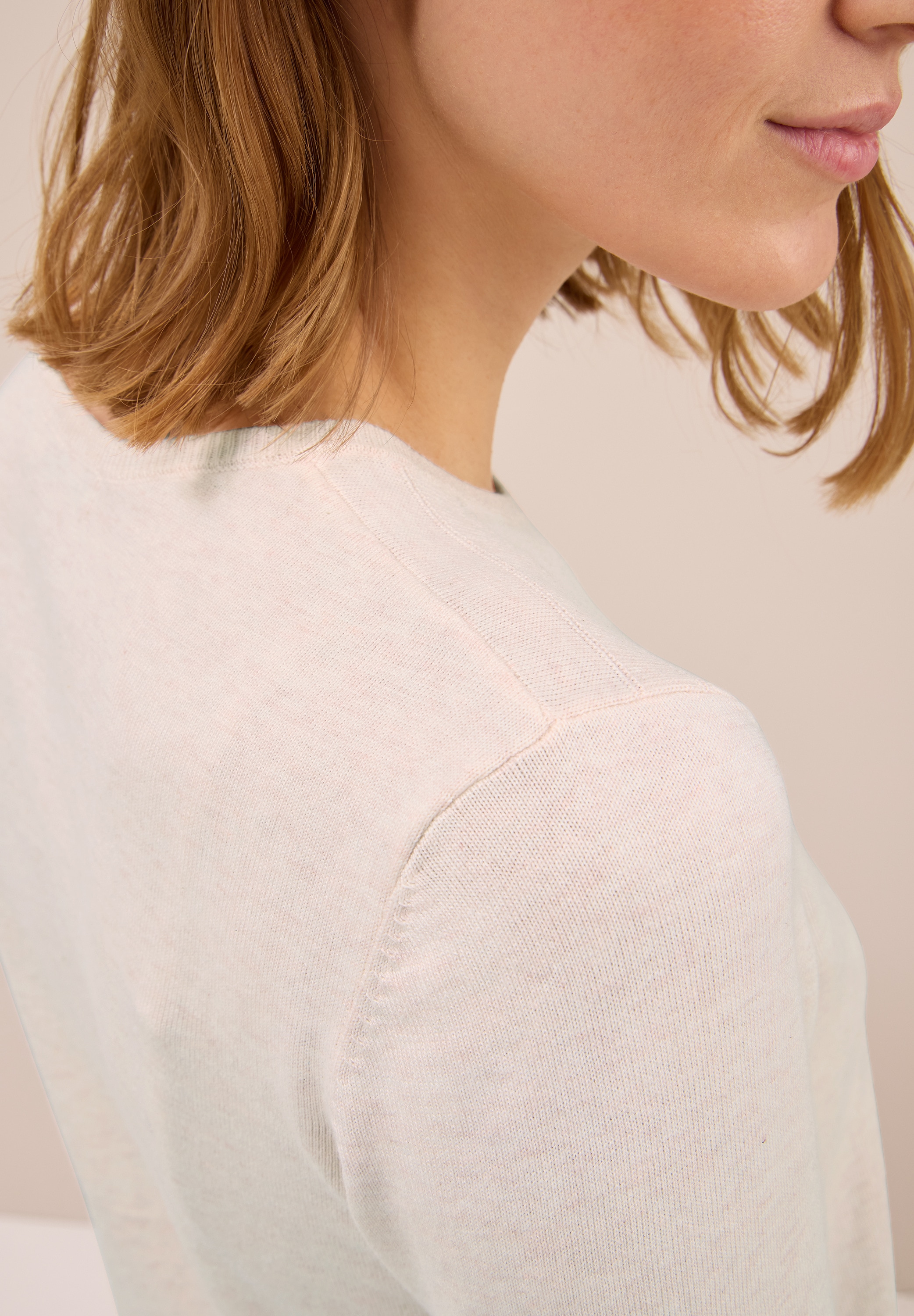 Cecil Strickpullover, mit feinem Detail an der Schulter und Viskose-Anteil