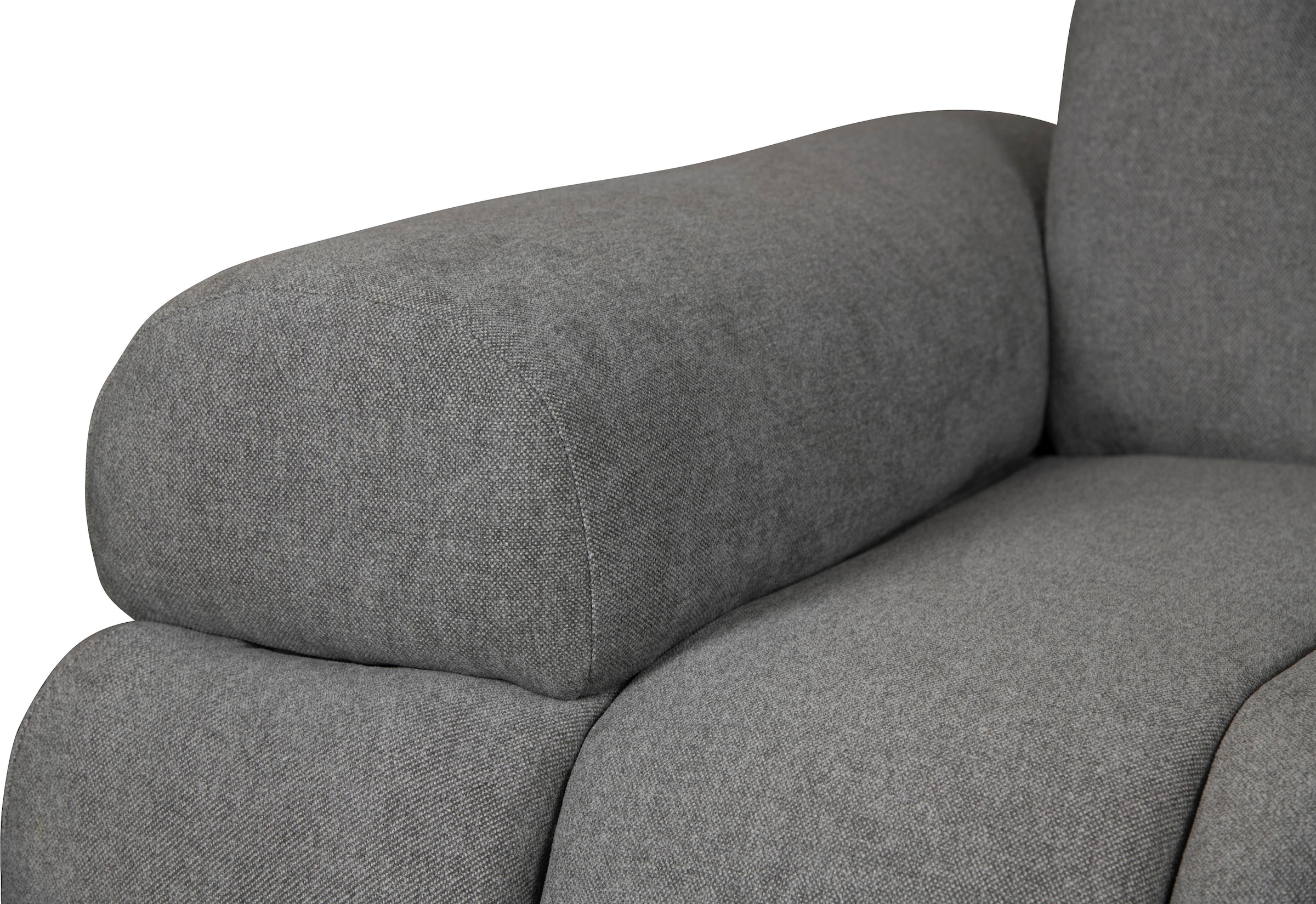 Home affaire 3-Sitzer »LYOTH Design-Sofa, moderne Steppung, Breite 220 cm« mit Wellenunterfederung, gemütlich und modern, komfortables Sitzgefühl