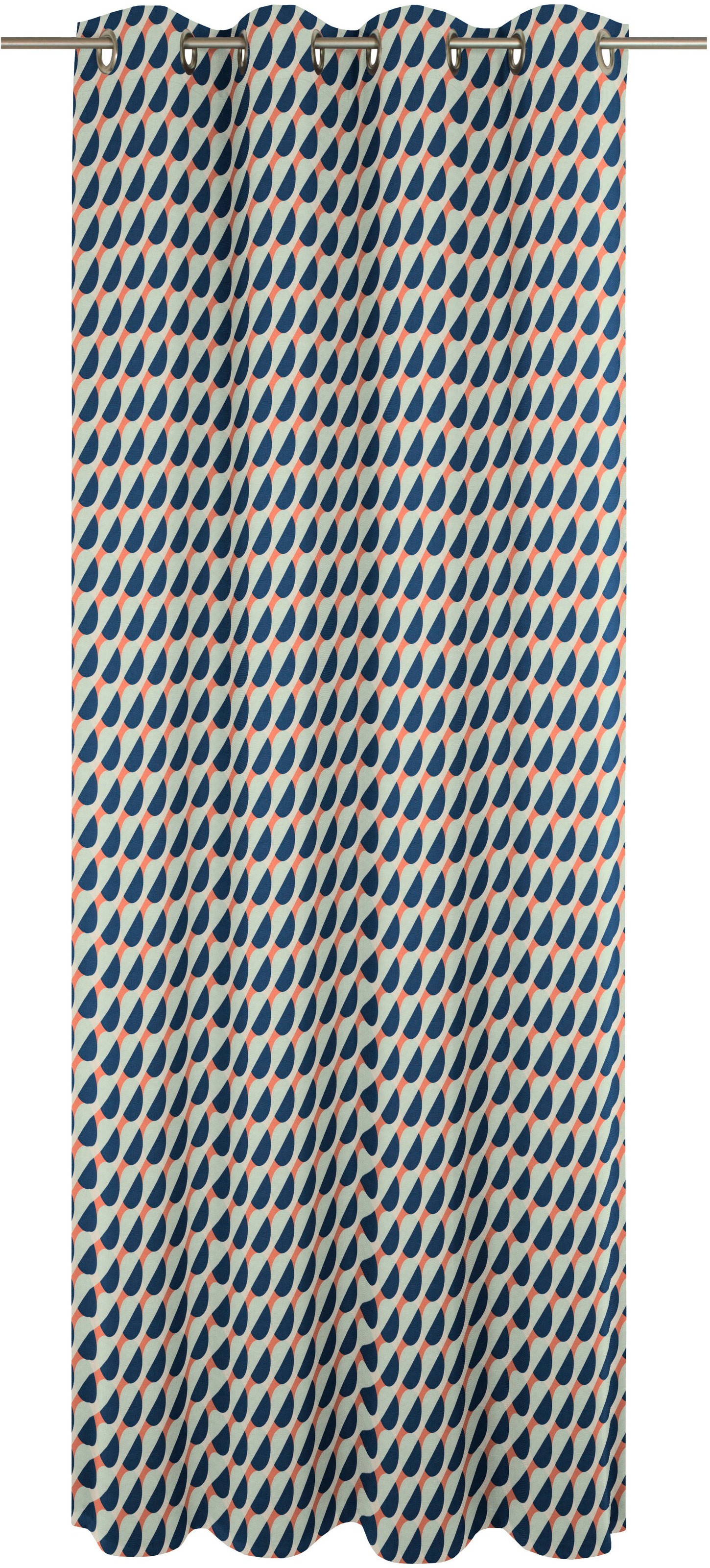 Adam Vorhang "Circles" Ösen 1 Stk. tlg. aus 100% Bio-Baumwolle günstig online kaufen