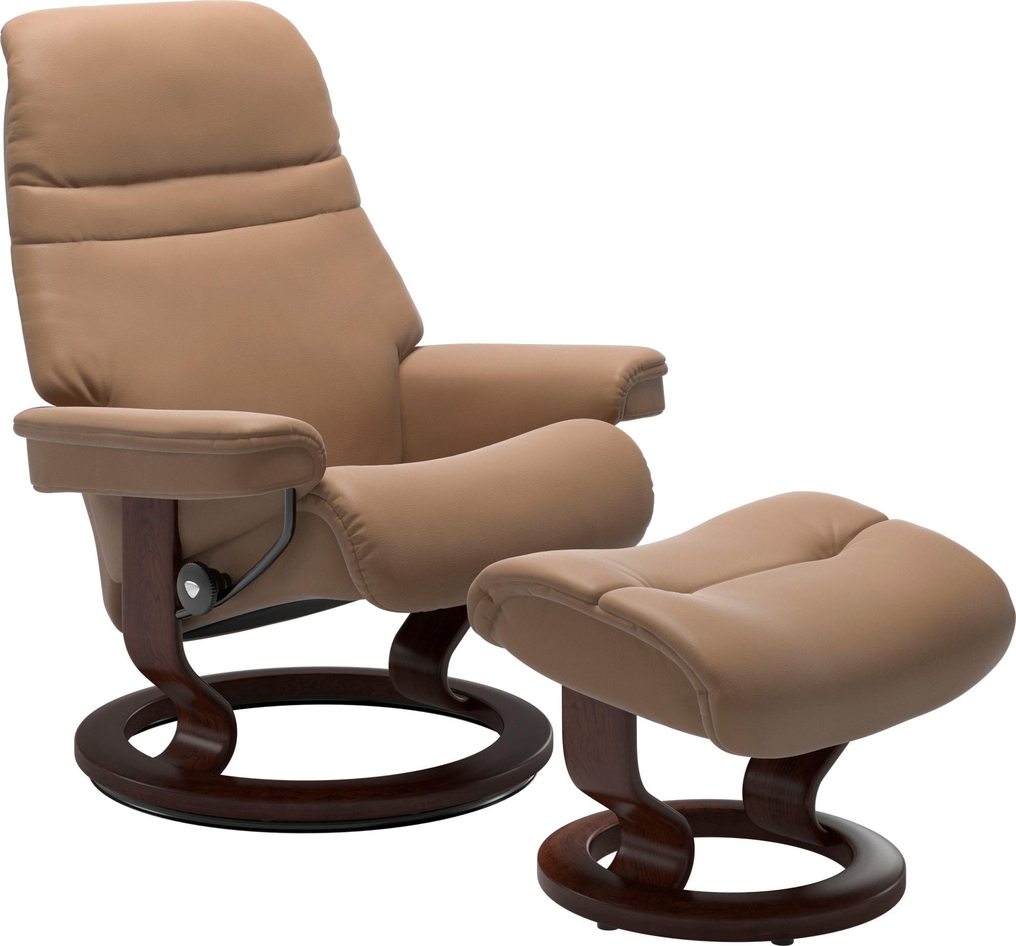 Stressless Fußhocker "Sunrise", mit Classic Base, Gestell Eiche