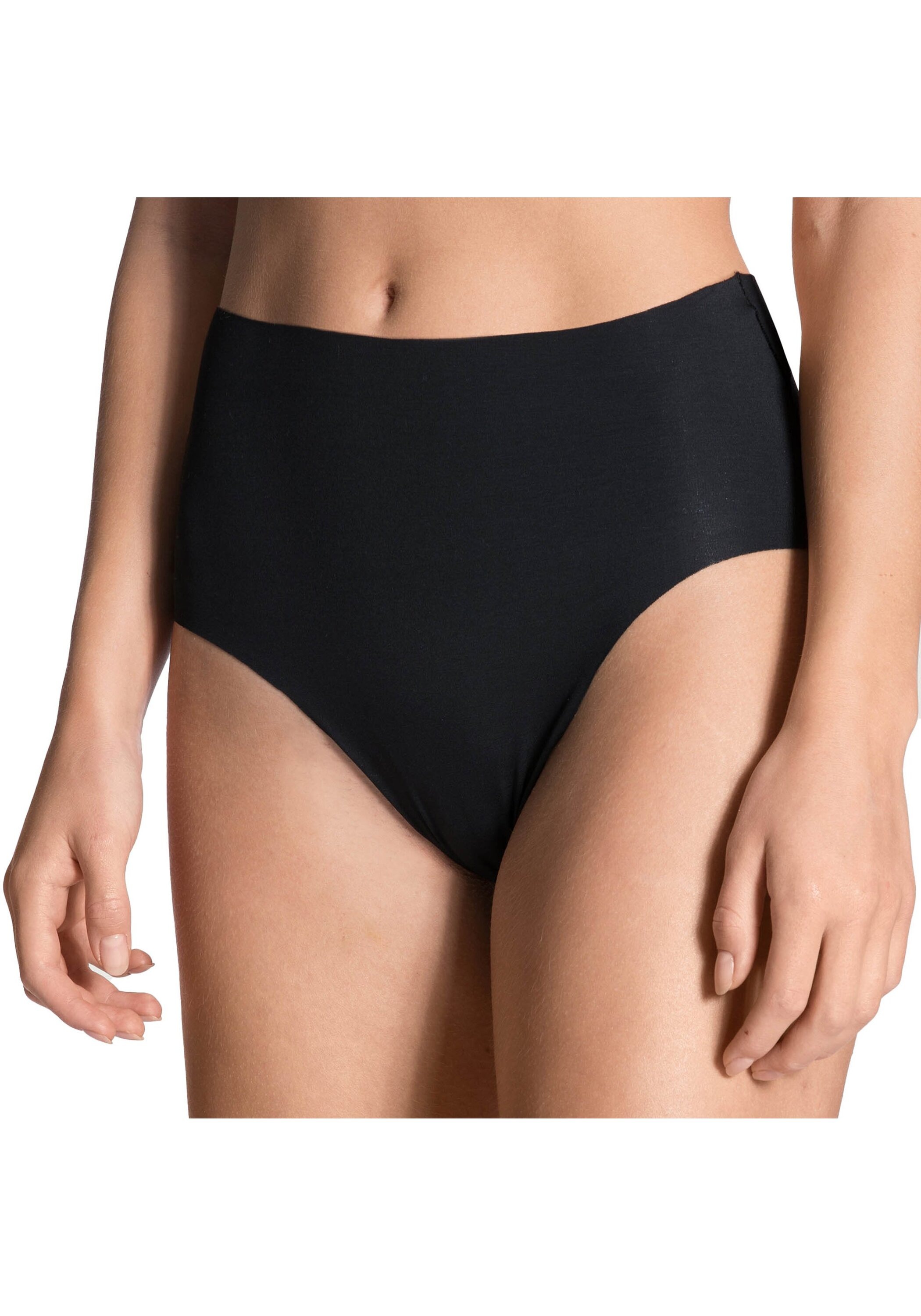 Midislip CALIDA "Modern Fit", Damen, Gr. M (44/46), schwarz, Interlock, Obermaterial: 80% Modal (TENCEL™), 20% Elasthan, unifarben, körpernah, Unterhosen, seidig weich, atmungsaktiv, Interlock-Qualität, cleaner Look 9