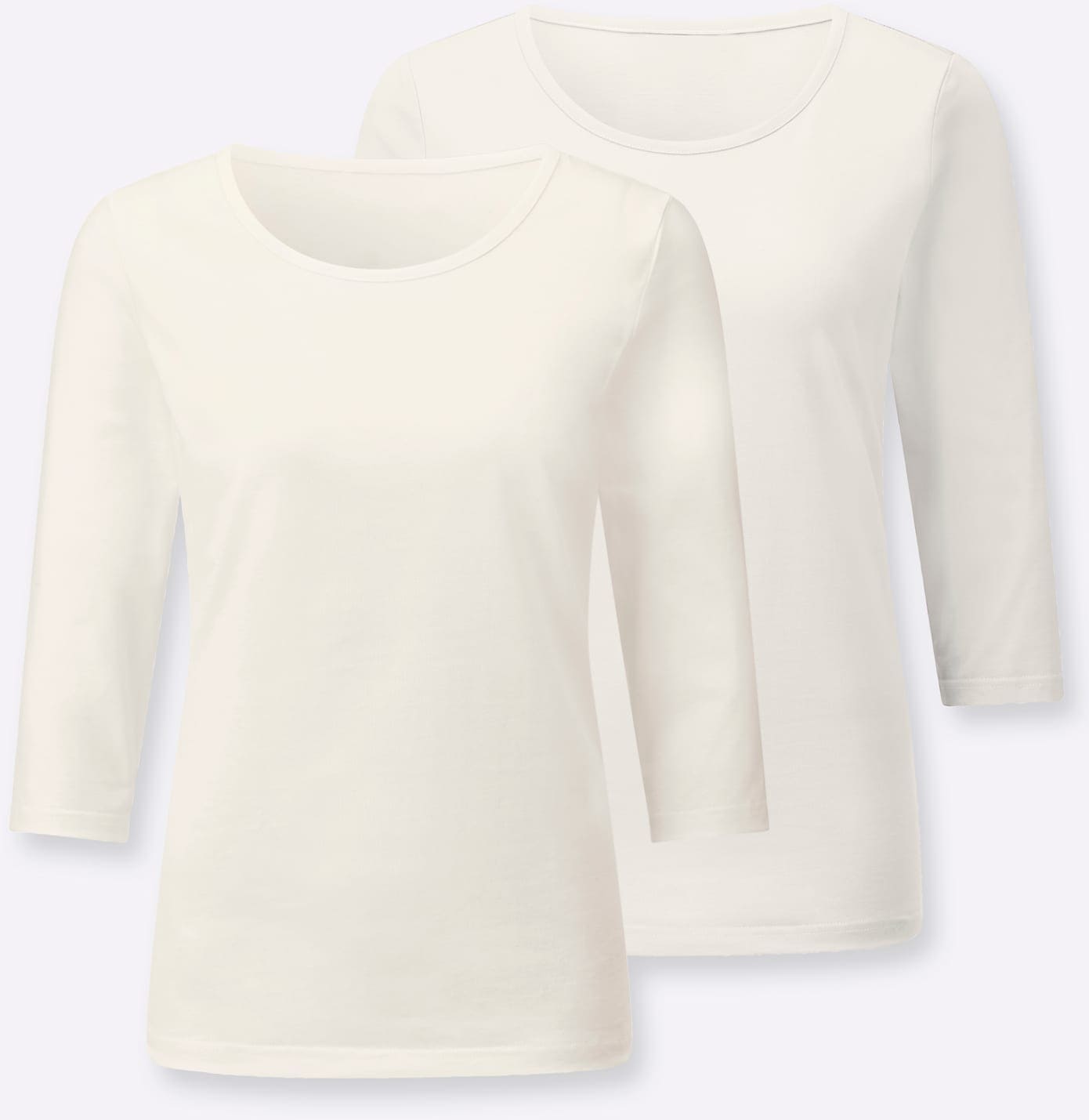 Casual Looks 3/4-Arm-Shirt "2er-Pack Shirts" 2 tlg. tlg. günstig online kaufen
