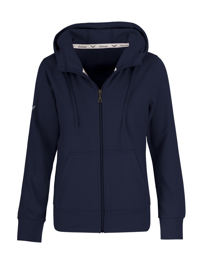 Trigema Sweatjacke "TRIGEMA Kapuzenjacke" 1 Stk. tlg. günstig online kaufen