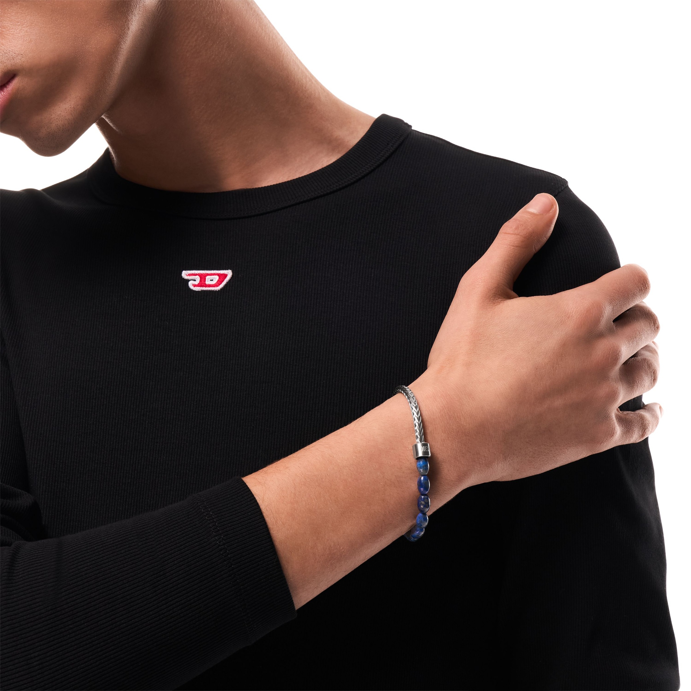 Diesel Armband »Diesel Font« mit Lapislazuli oder Achat