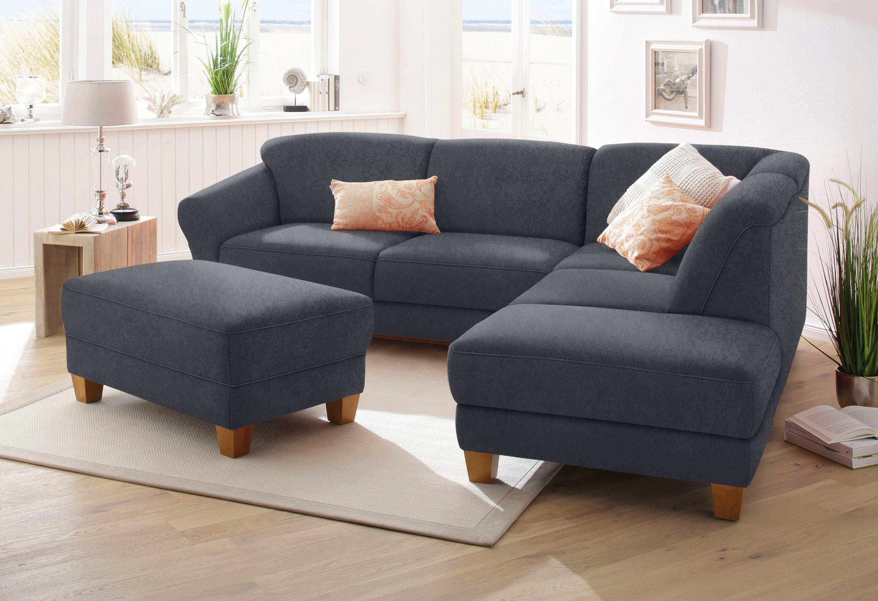 OTTO home Ecksofa "Gotland L-Form" wahlweise mit Sitztiefenverstellung + Bettkasten