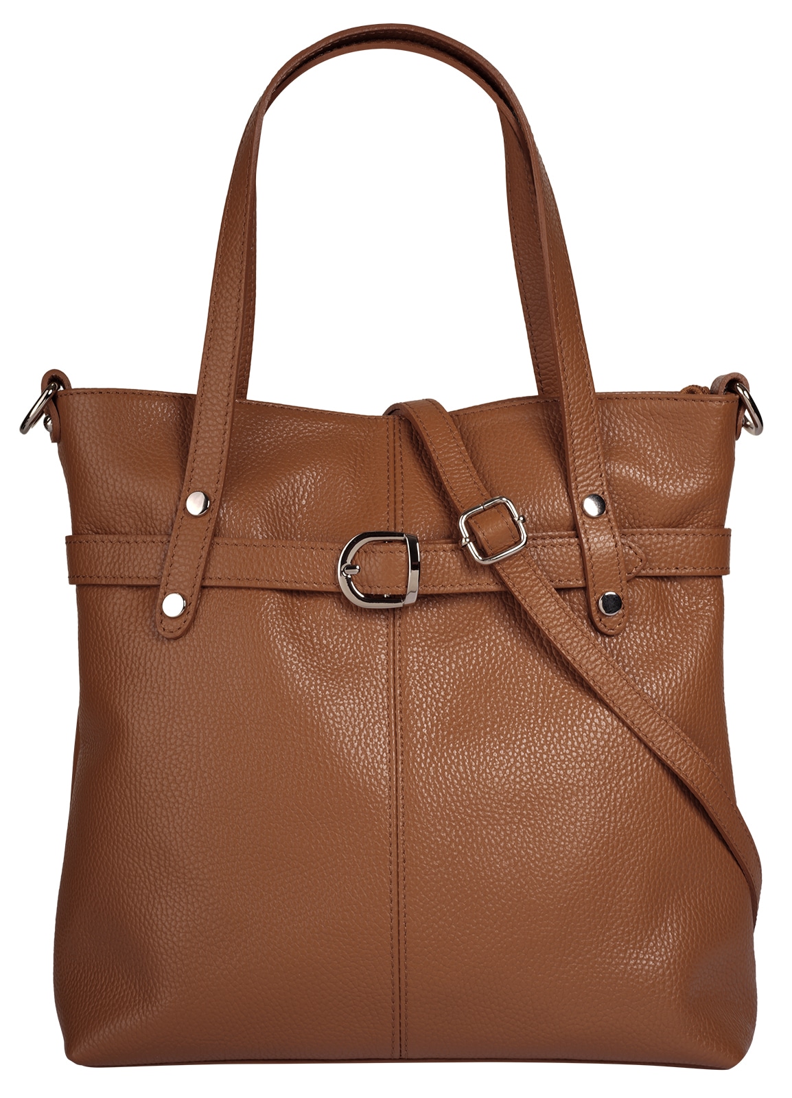 Cluty Shopper echt Leder, Made in Italy
