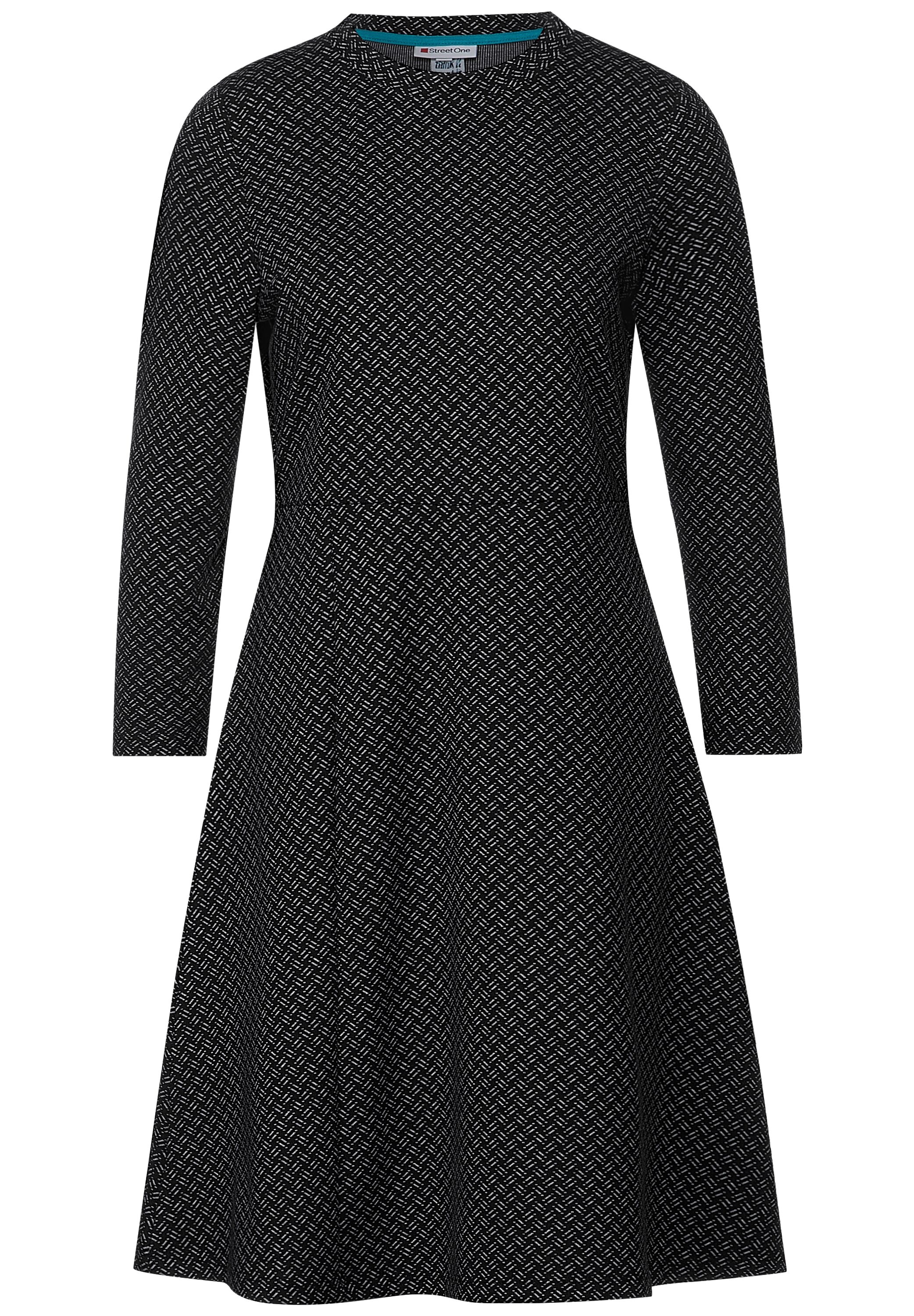 STREET ONE A-Linien-Kleid, mit Rundhalsausschnitt
