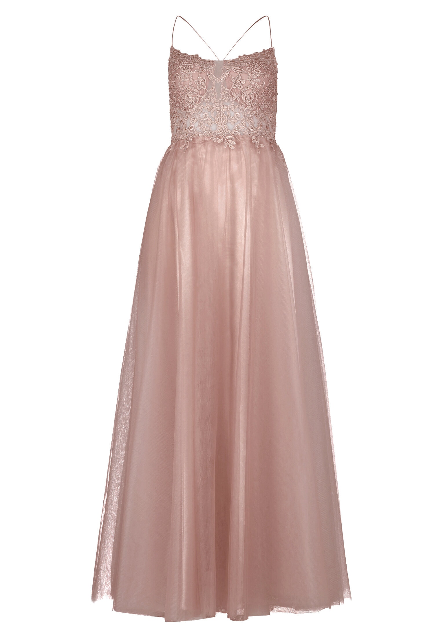 Vera Mont Abendkleid »Damen mit Stickerei« Ohne Tasche Rückenfrei