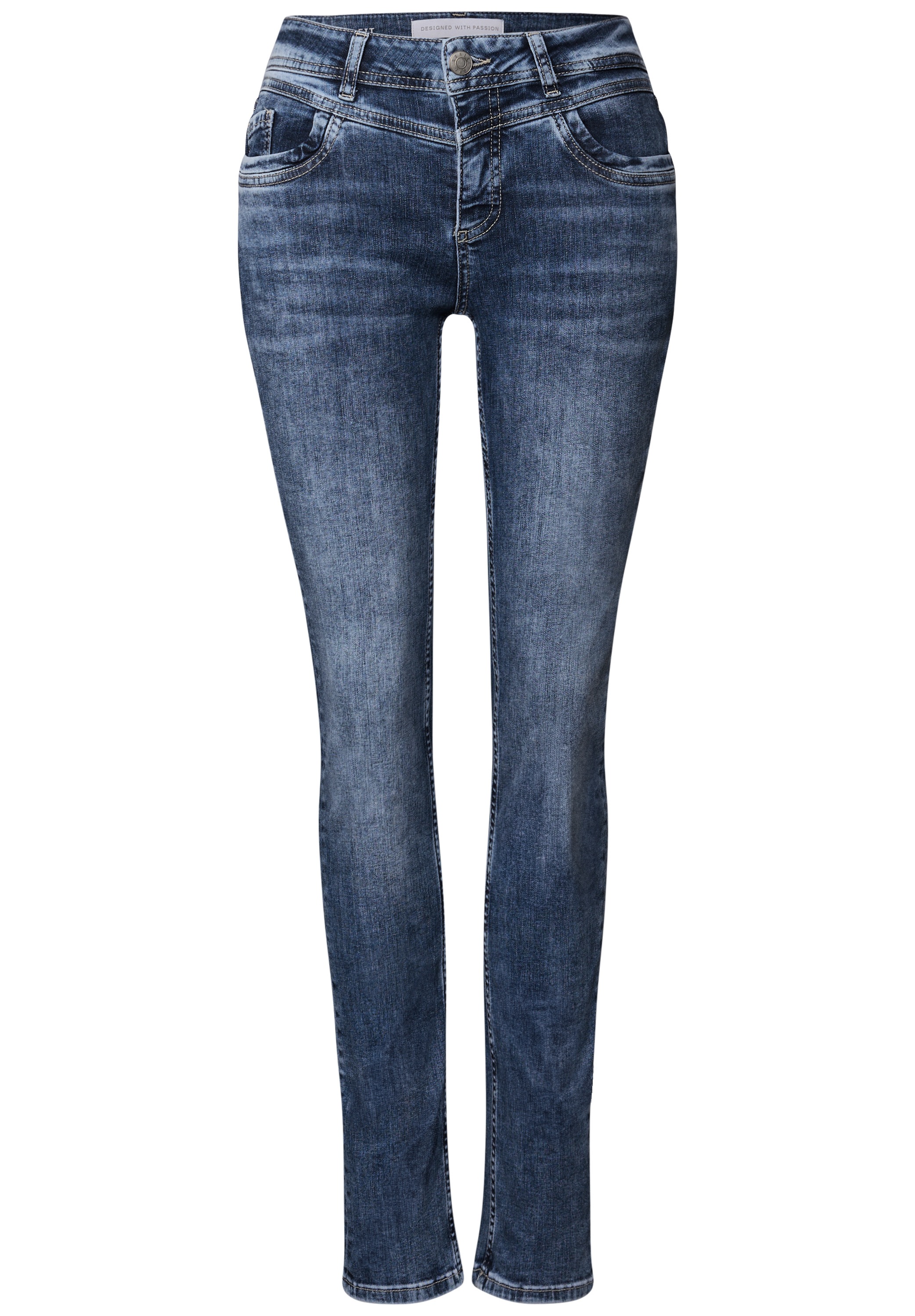 STREET ONE Comfort-fit-Jeans, Middle Waist