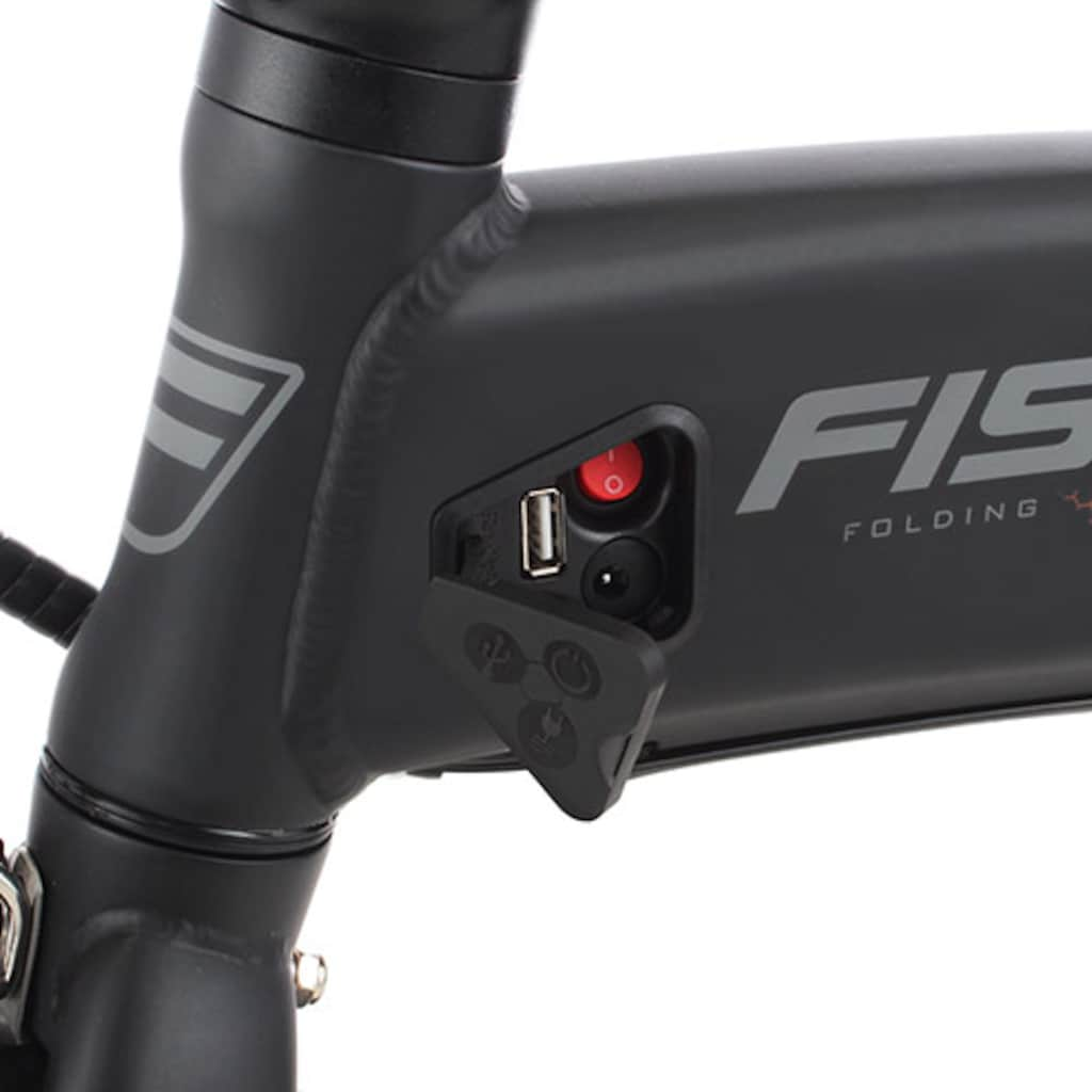 FISCHER Fahrrad E-Bike »E-Faltrad FR18«, 7 Gang, Shimano, ACERA SGS, Heckmotor 250 W