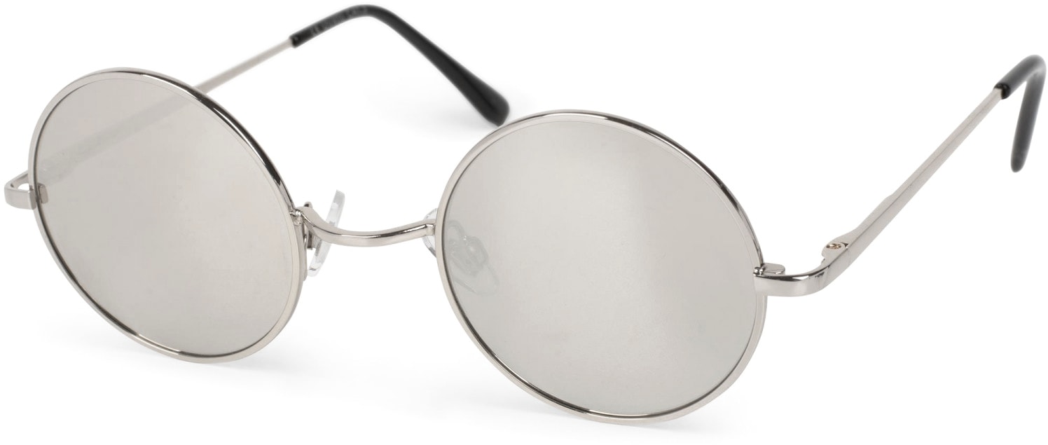styleBREAKER Sonnenbrille "Retro Sonnenbrille Klein Rund mit Federscharnier" 1 Stk.