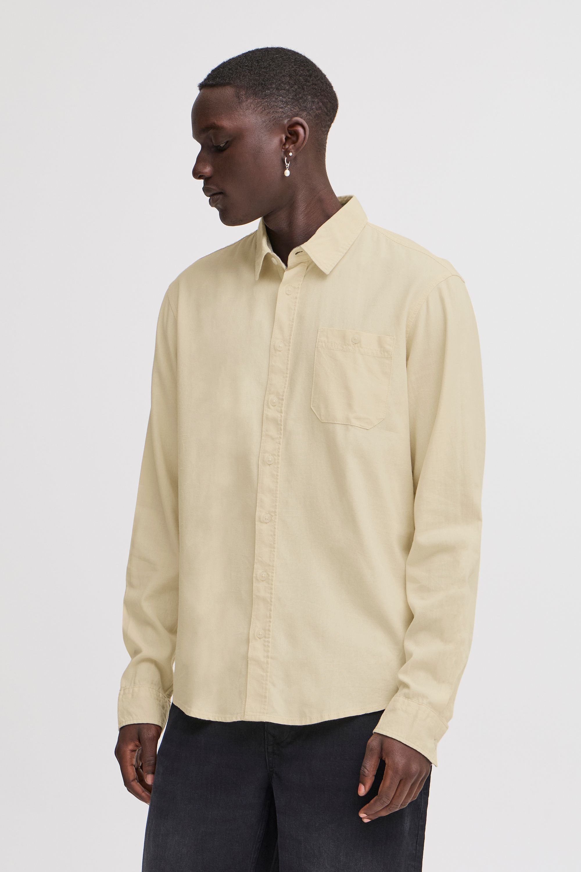 Blend Langarmhemd "BHBOBBY Shirt", Lässiges Langarmhemd mit Brusttasche günstig online kaufen