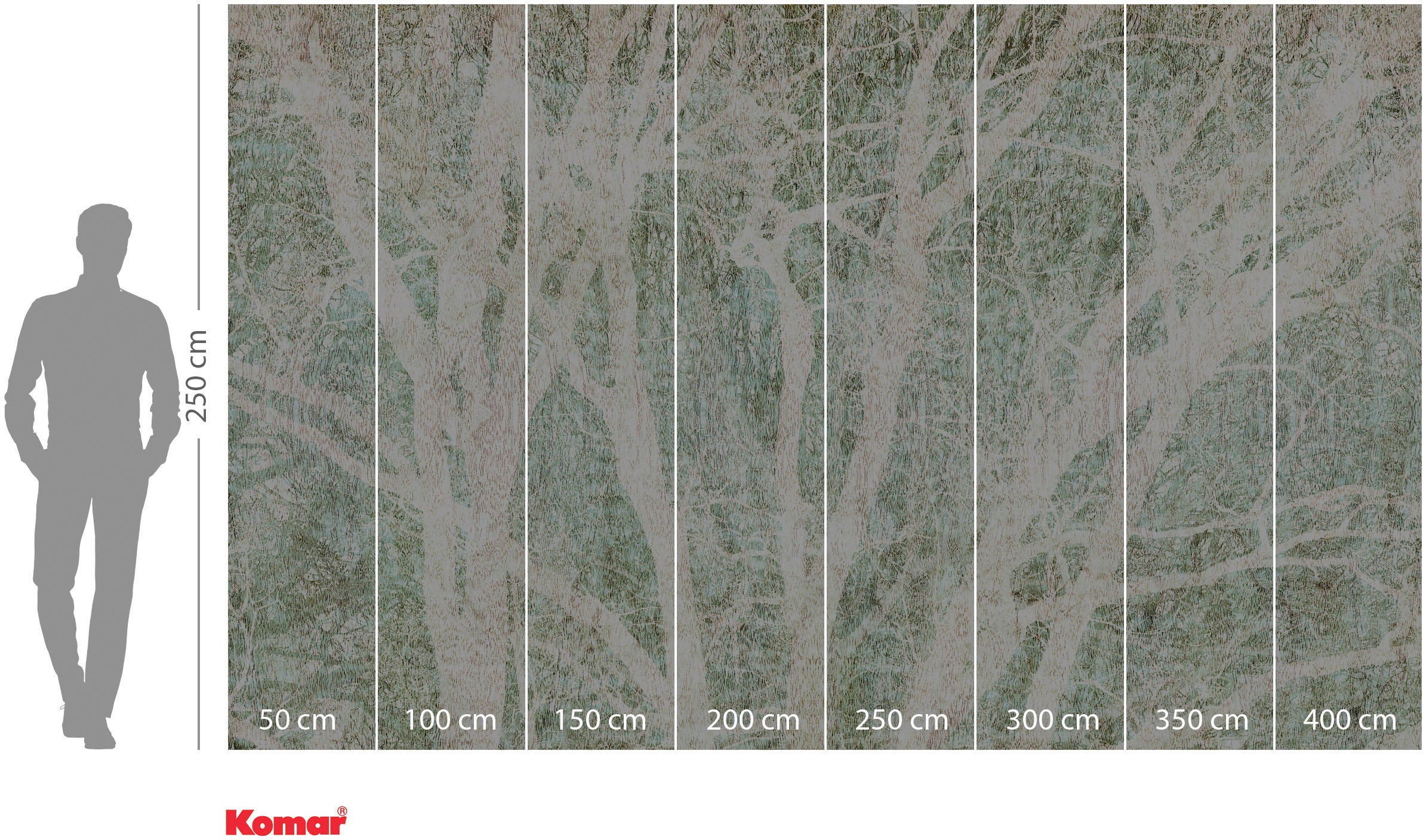 Komar Vliestapete »Digitaldruck Vlies - Peaceful Place - Größe 400 x 250 cm«, bedruckt, Wohnzimmer, Schlafzimmer
