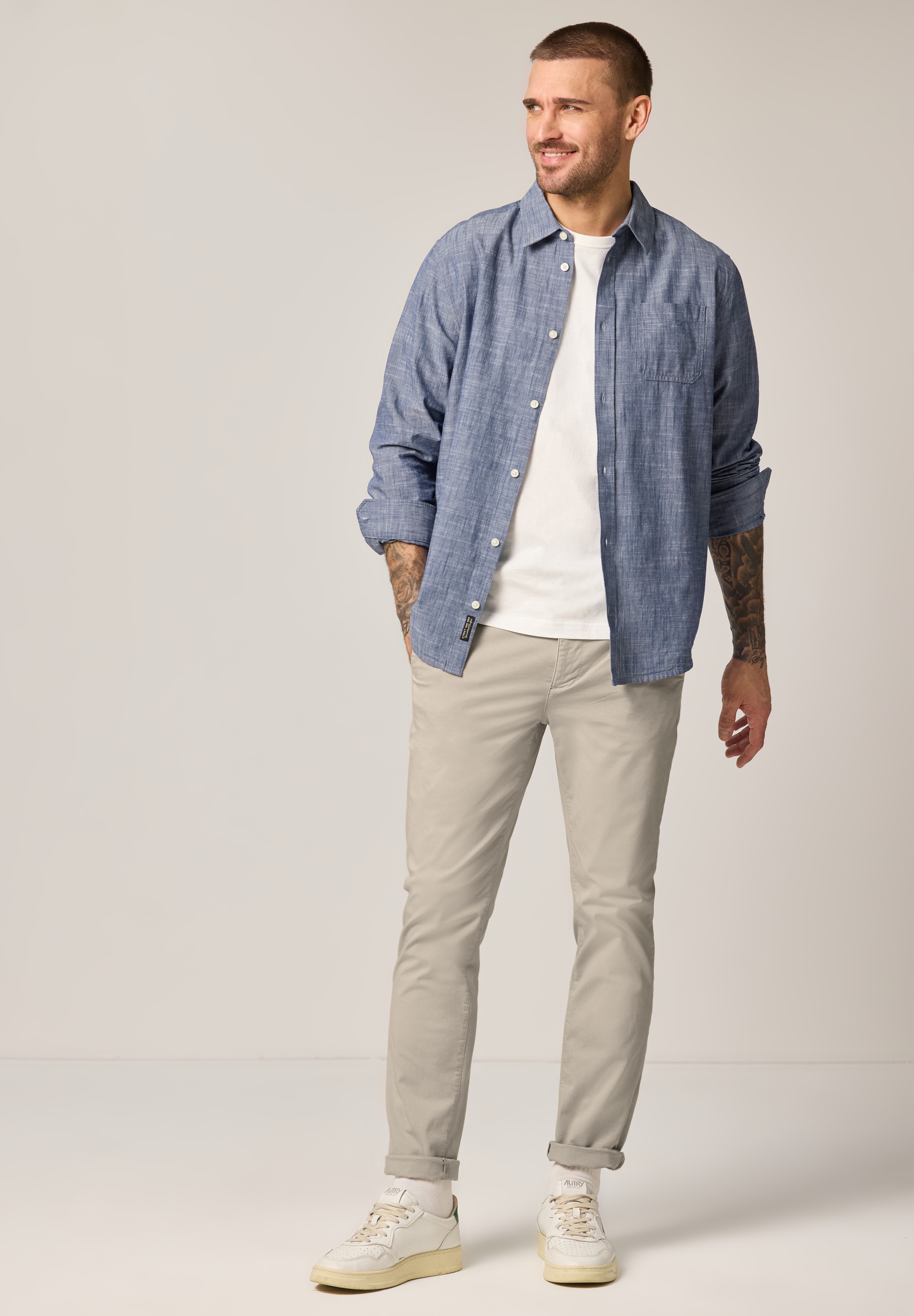 STREET ONE MEN Chinohose  Middle Waist